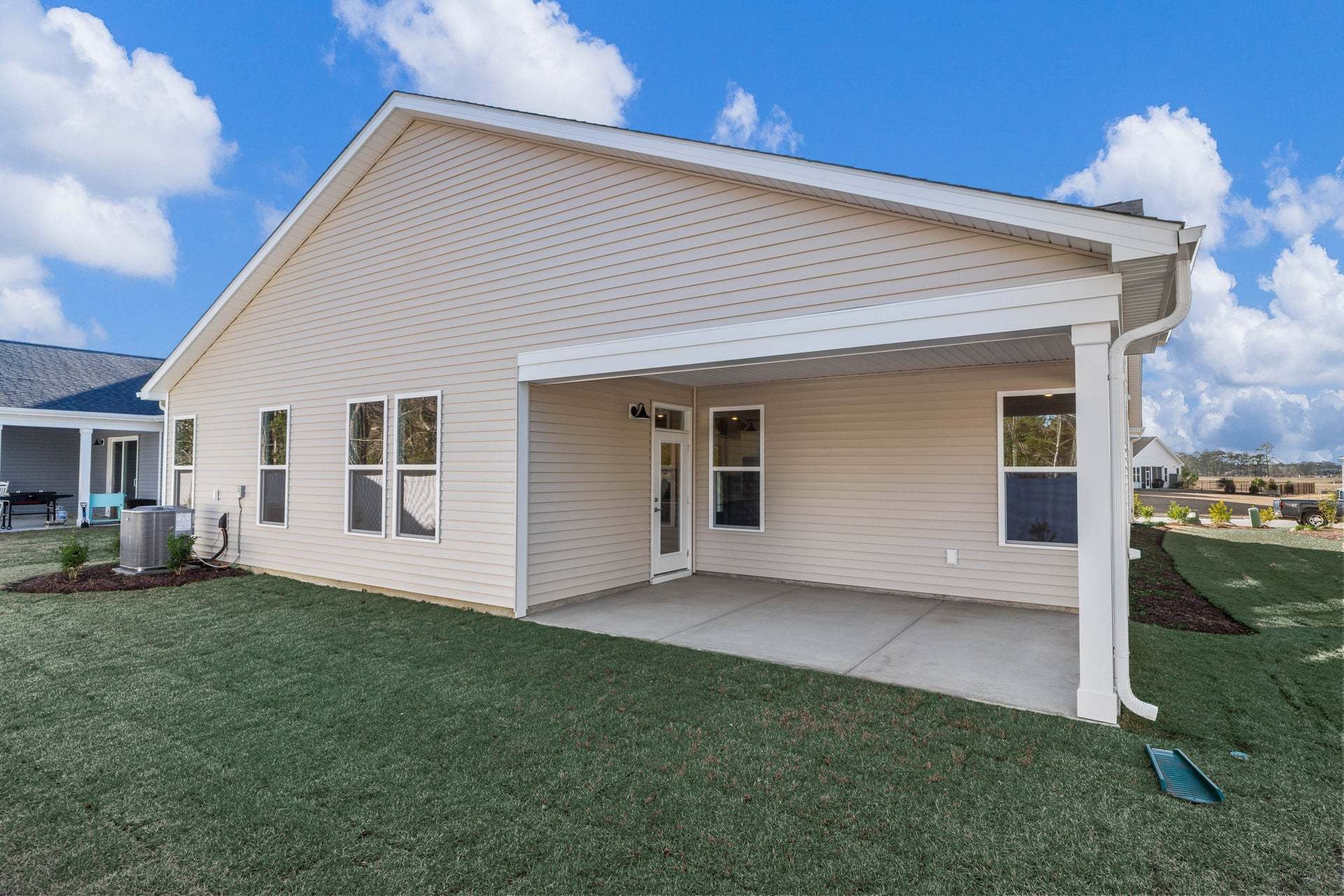Actual Home - Rear Covered Porch