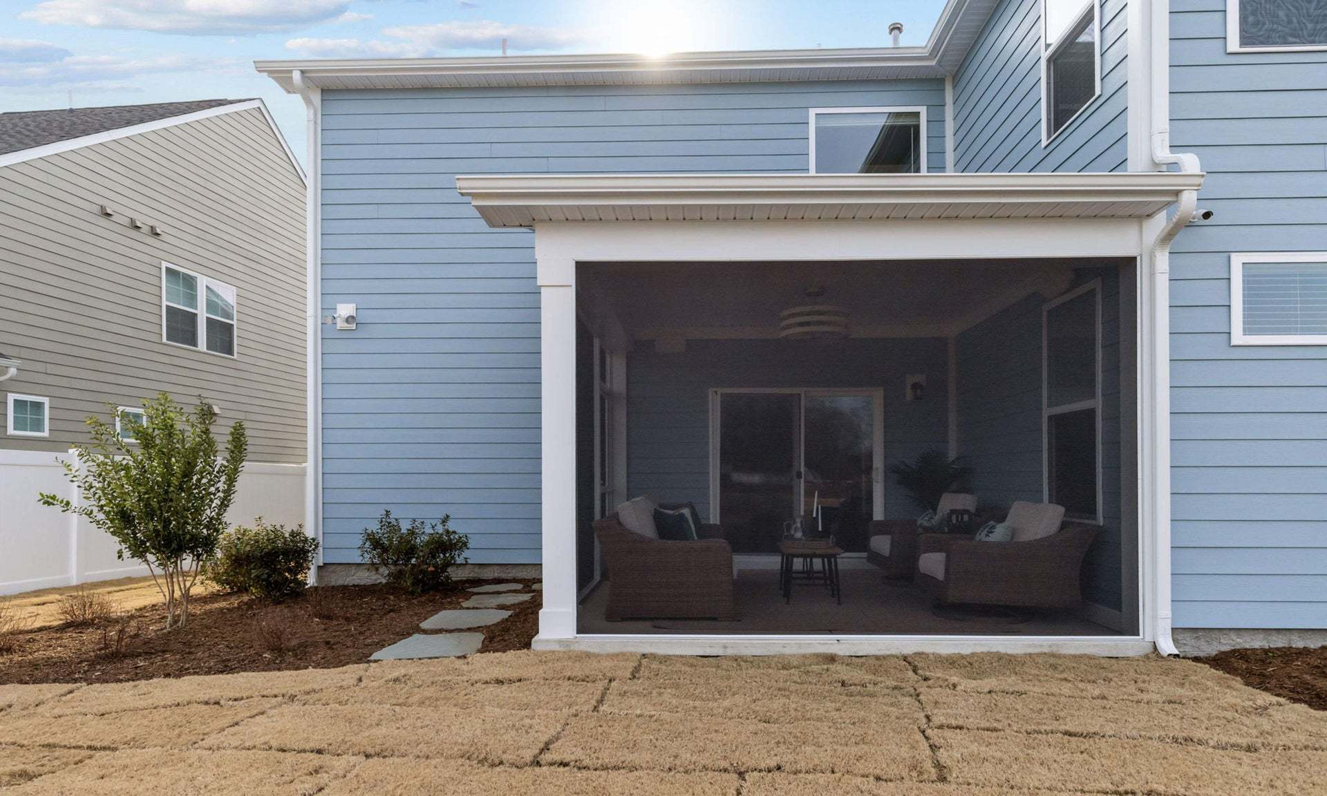 Rear Covered Porch