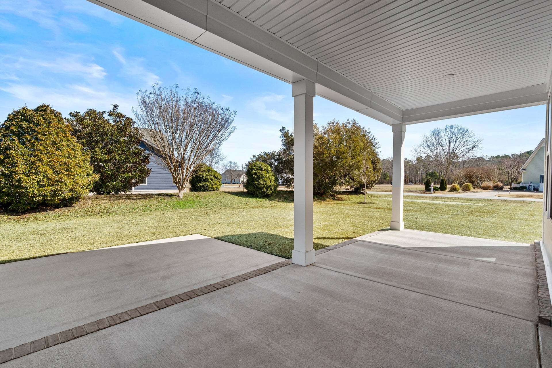 Actual Home - Rear Covered Porch