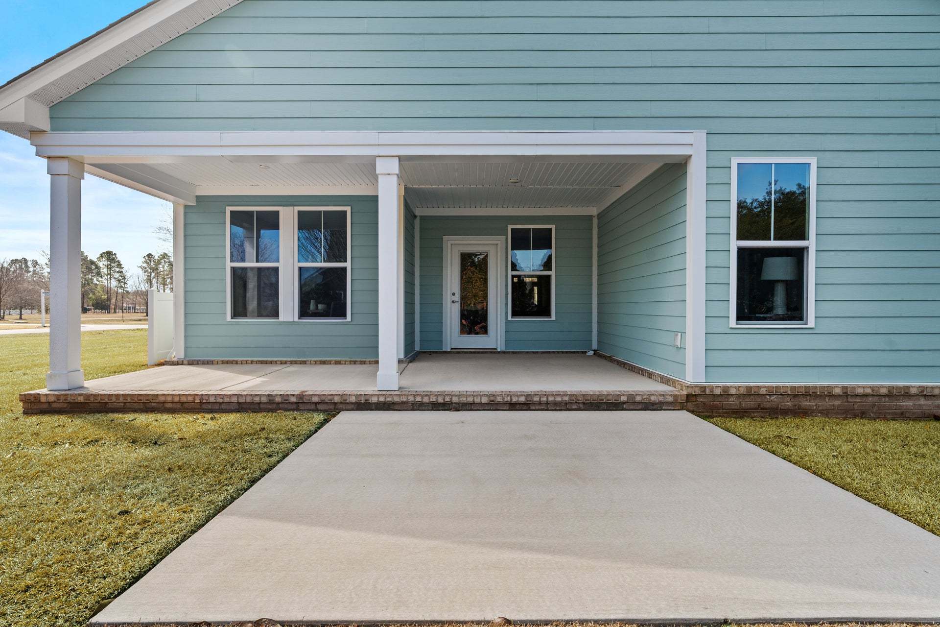 Actual Home - Rear Covered Porch