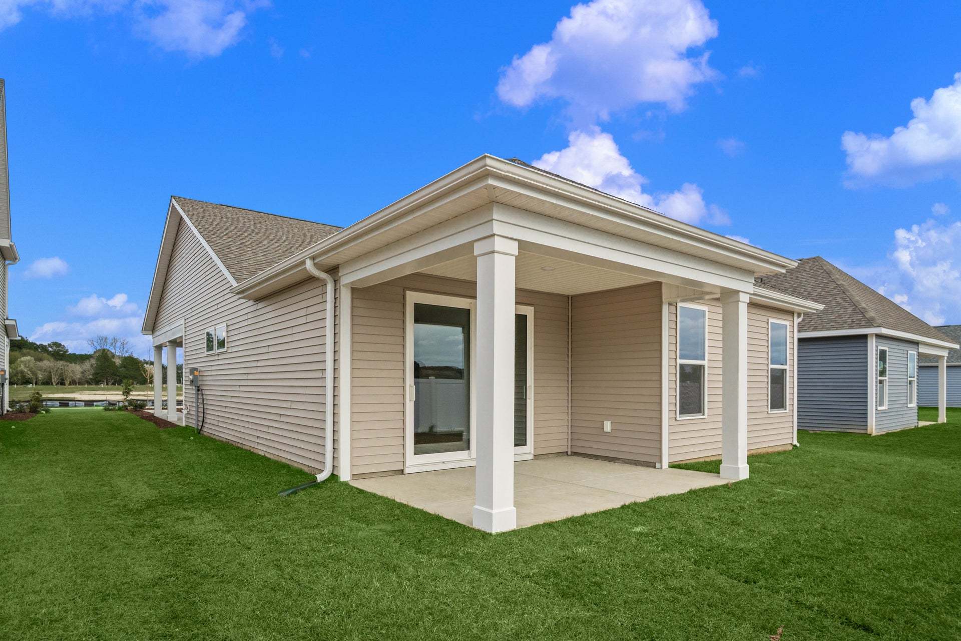 Actual Home - Rear Covered Porch