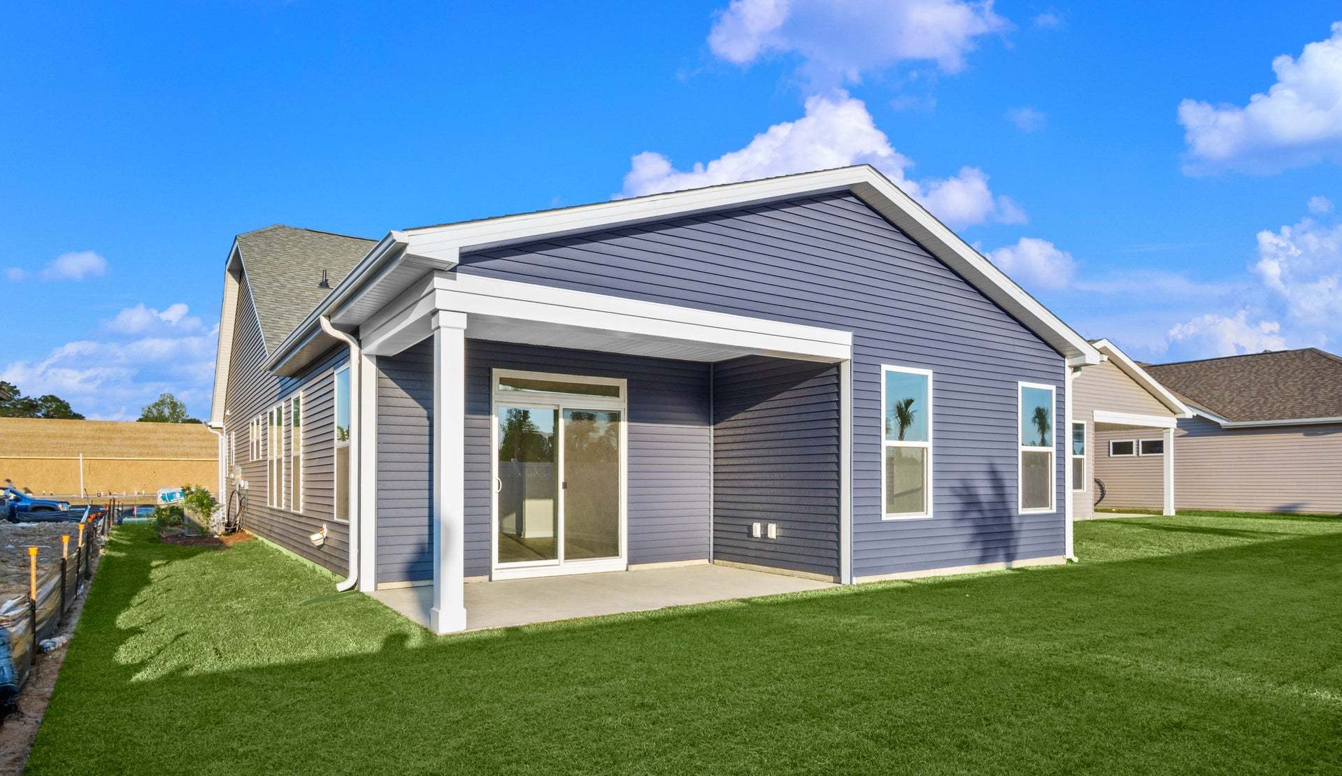 Actual Home - Rear Covered Porch