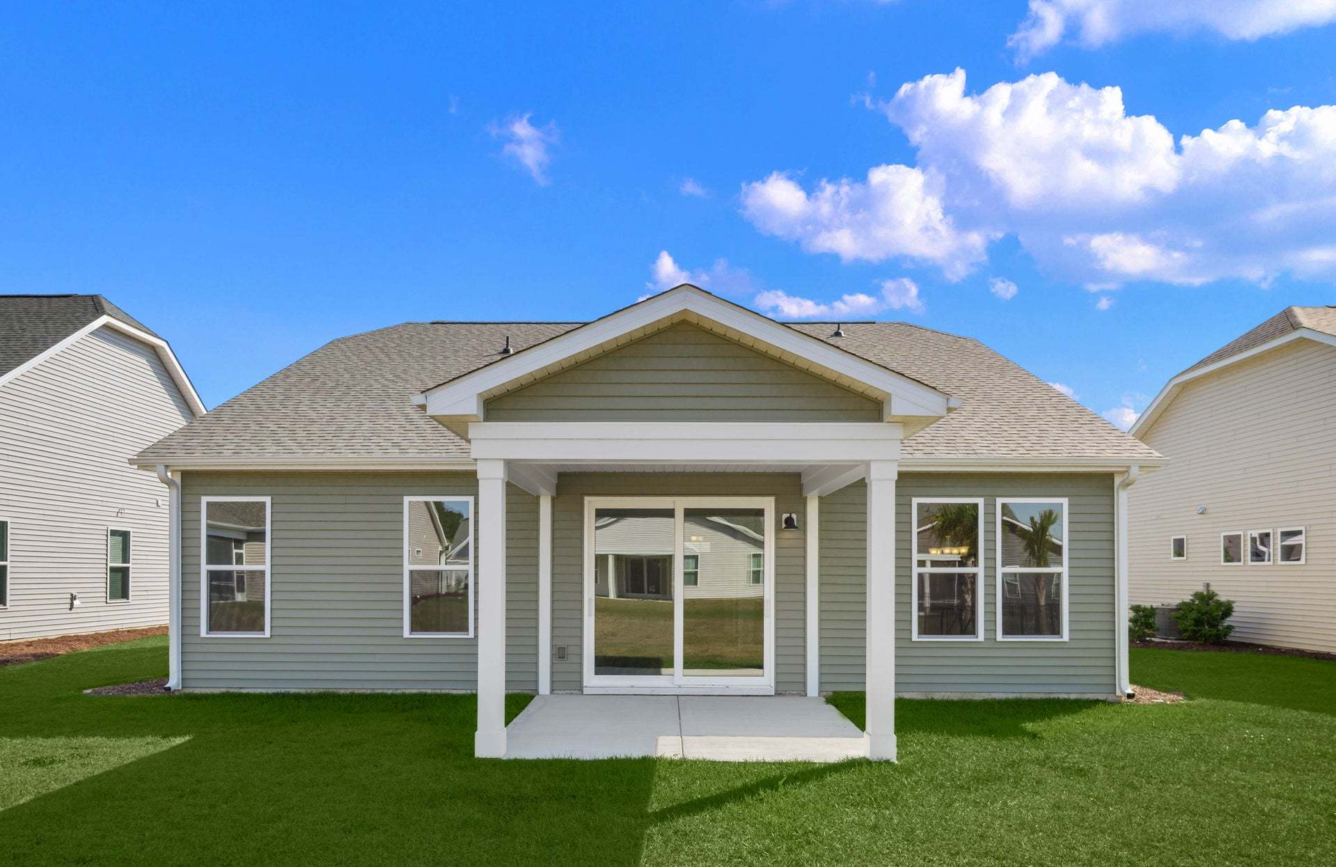 Actual Home - Rear Covered Porch