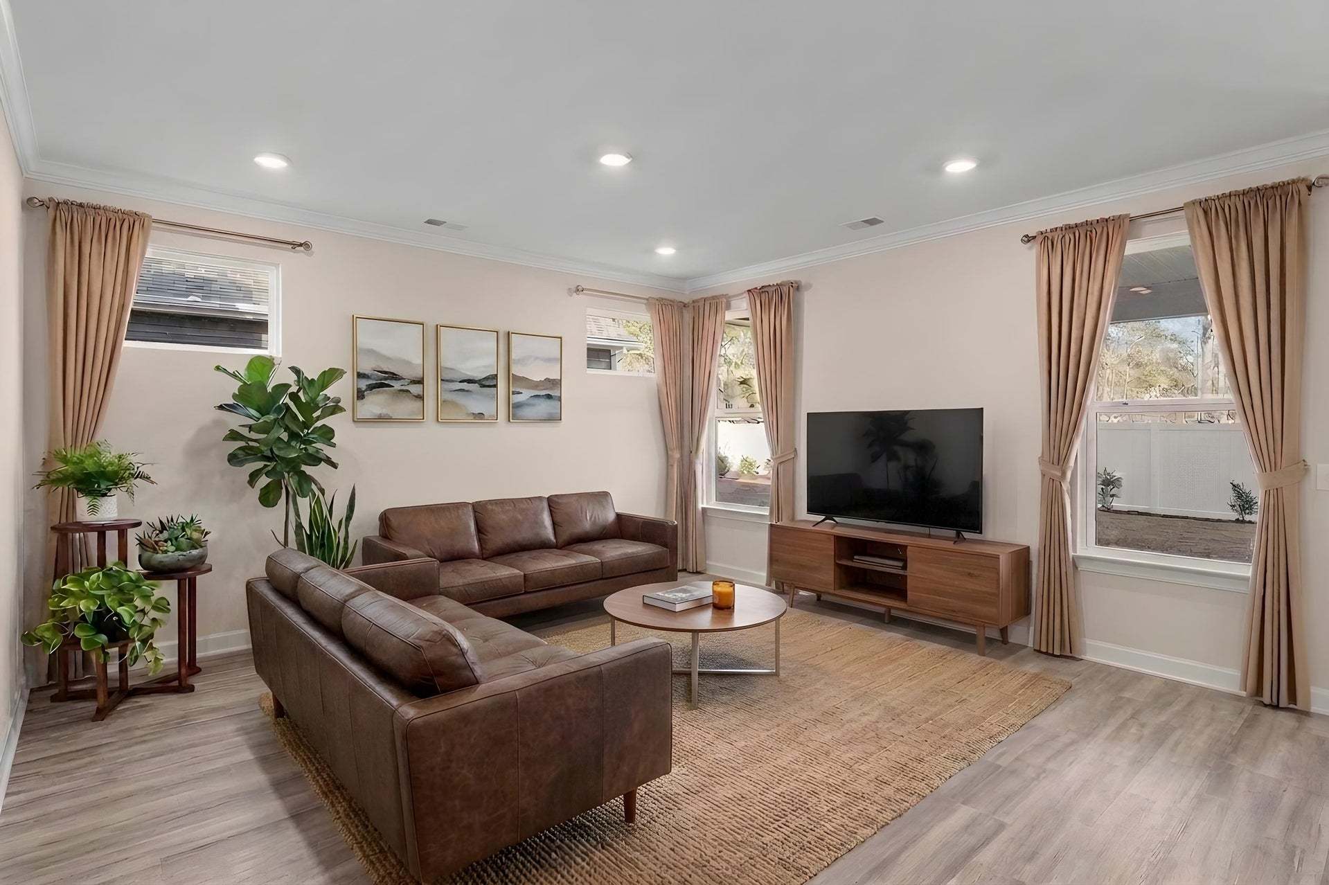 Actual Home - Virtually Staged Great Room