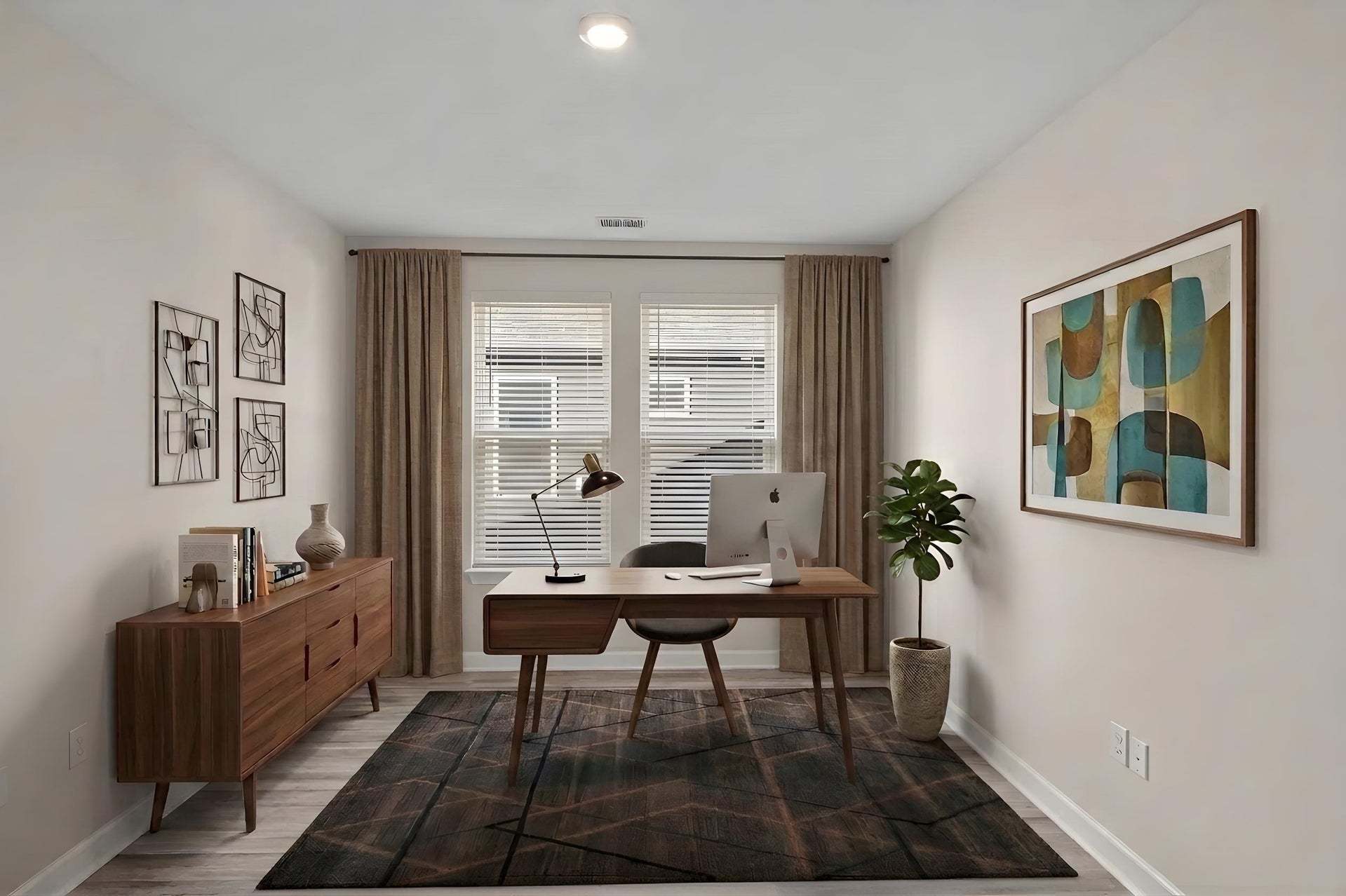 Actual Home - Virtually Staged Study