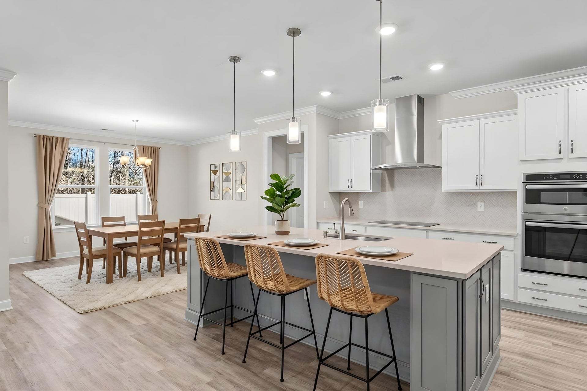 Actual Home - Virtually Staged Kitchen
