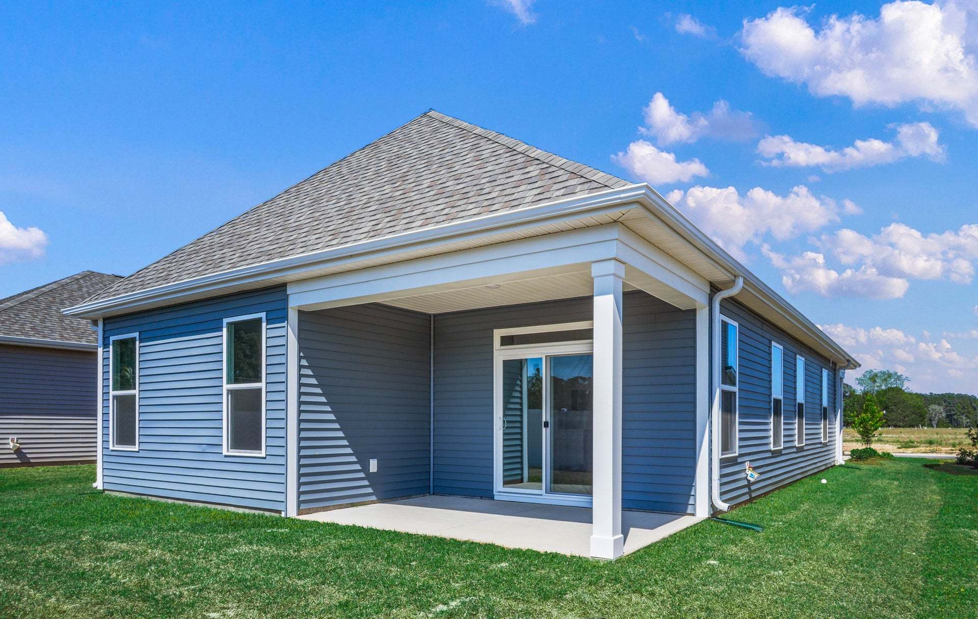 Actual Home - Rear Covered Porch