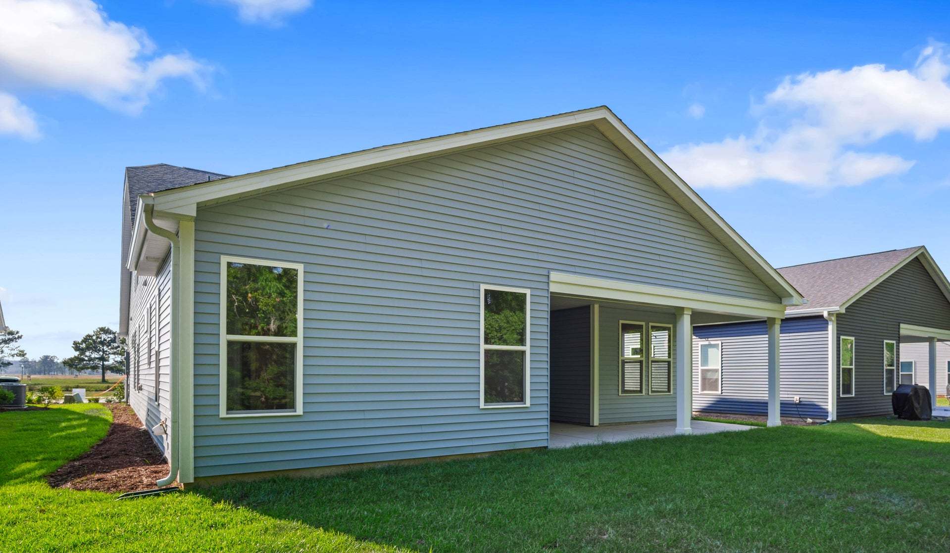 Actual Home - Rear Covered Porch