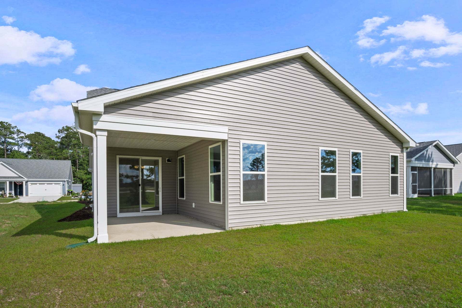 Actual Home - Rear Covered Porch