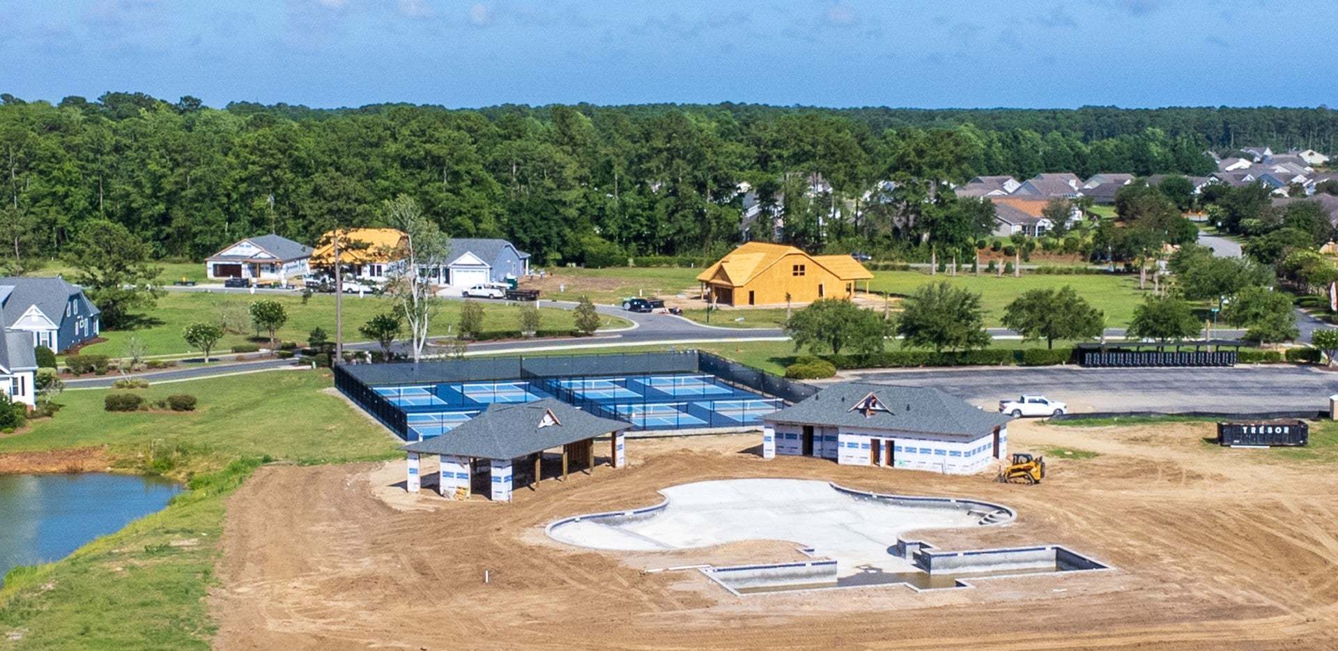 Pickleball Courts and Pool