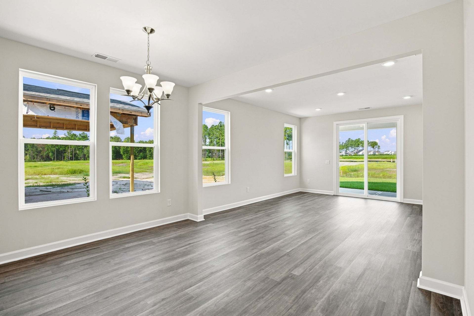 Actual Home - Great Room and Dining Area