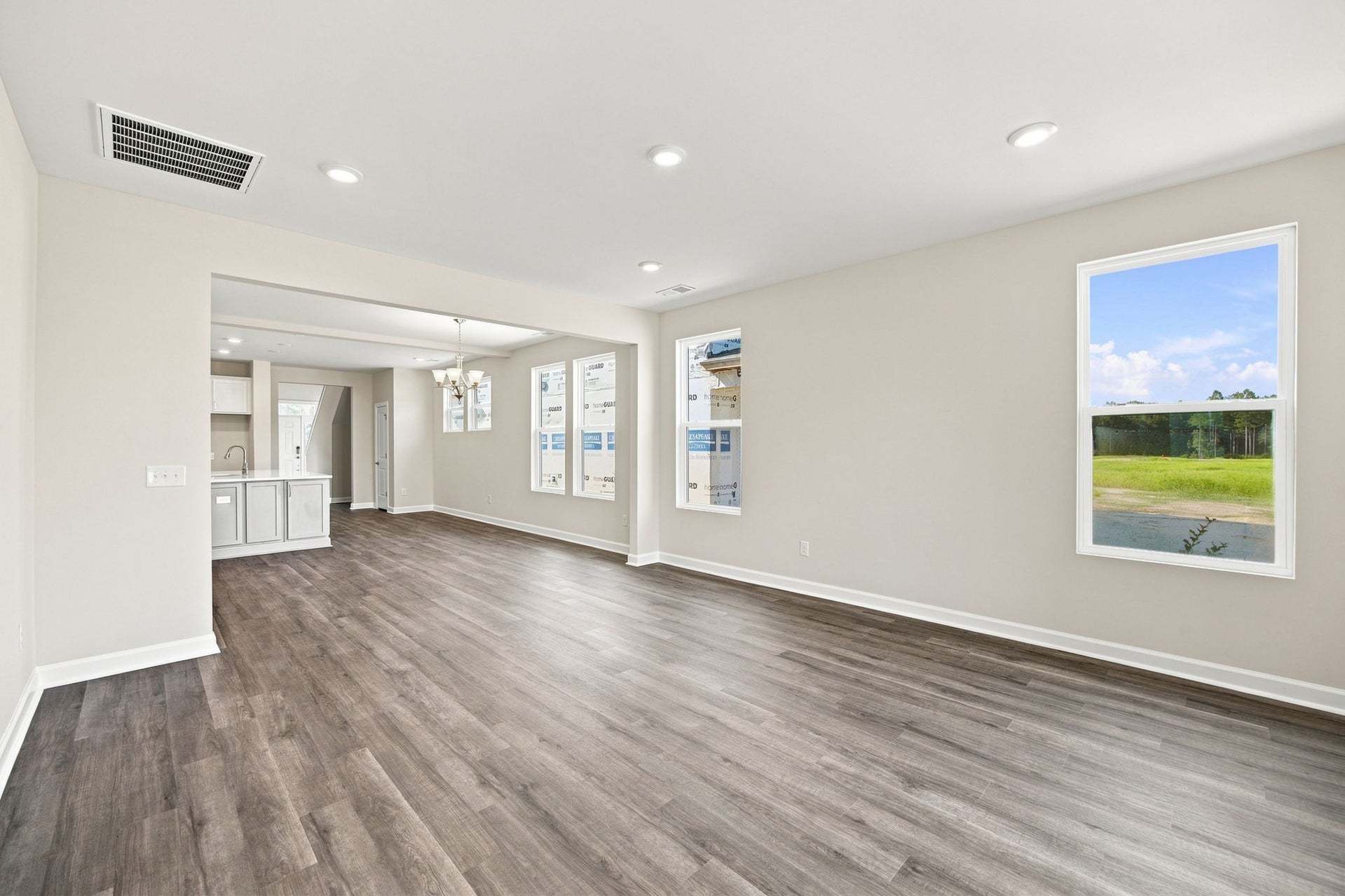 Actual Home - Great Room and Dining Area