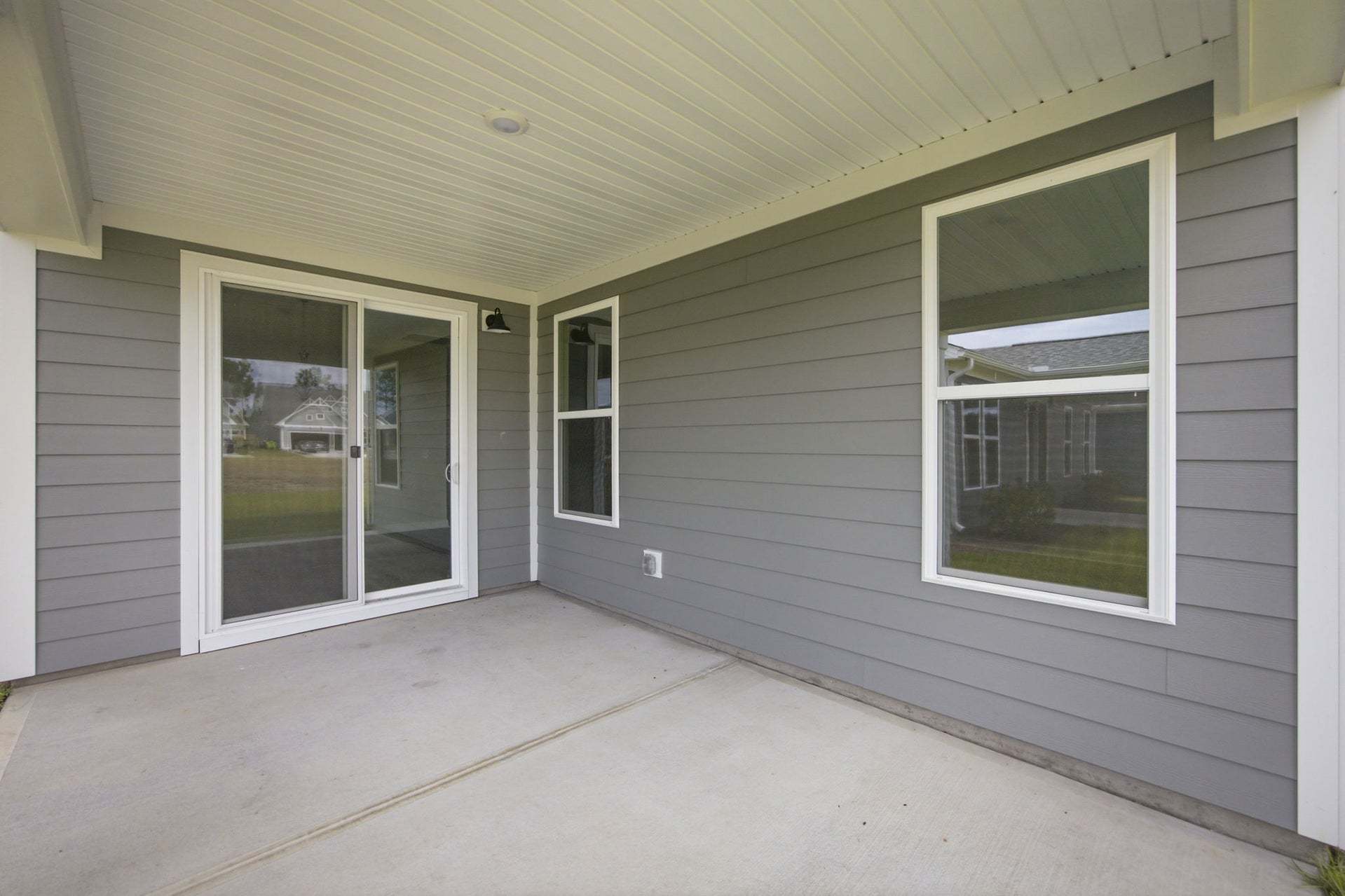 Actual Home - Rear Covered Porch