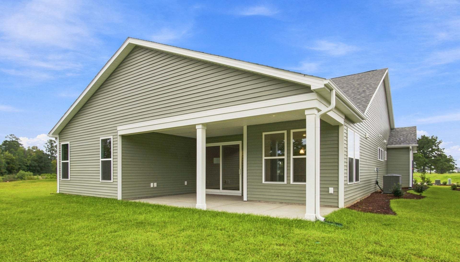 Actual Home - Rear Covered Porch