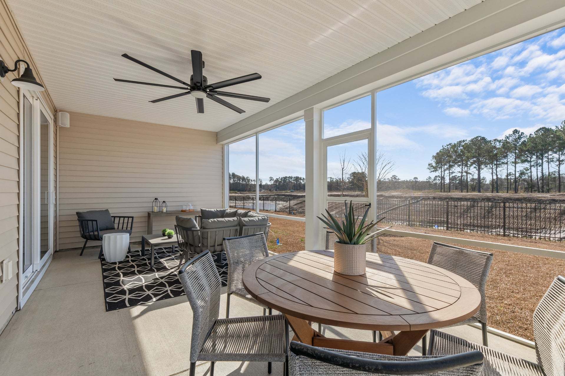 Rear Covered Porch