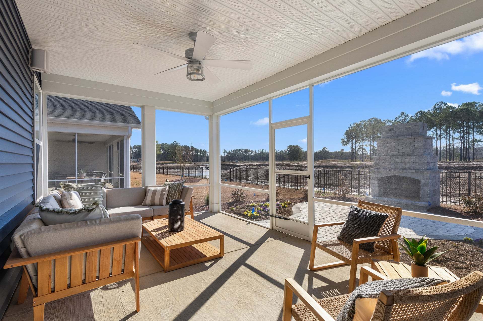 Rear Covered Porch