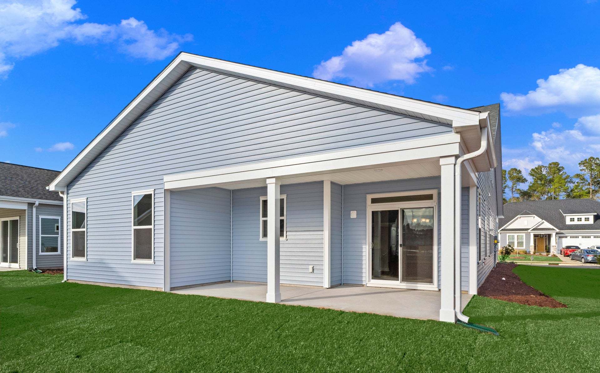 Actual Home - Rear Covered Porch