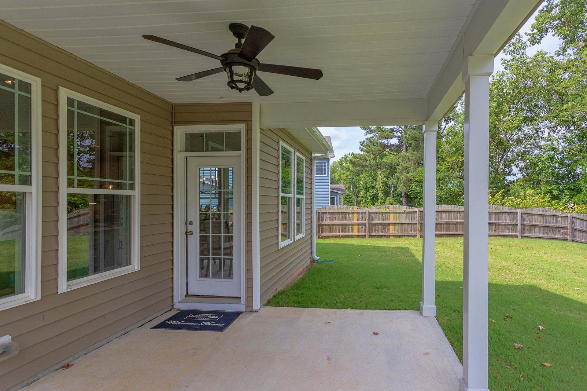 Actual Home - Rear Covered Porch