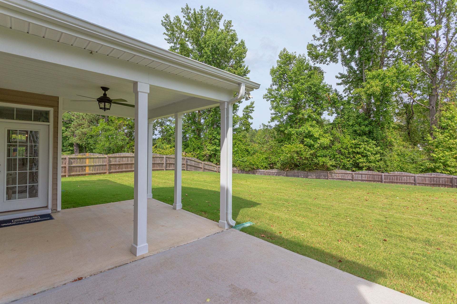 Actual Home - Rear Covered Porch