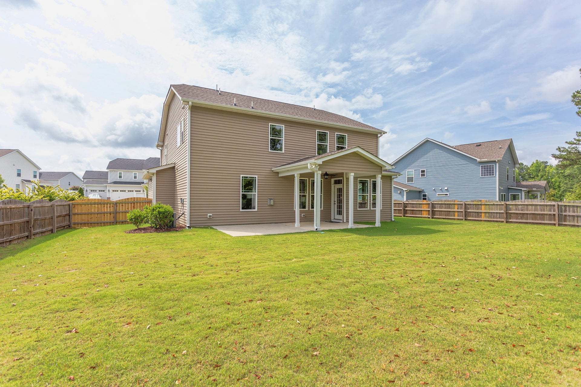 Actual Home -  Rear Exterior