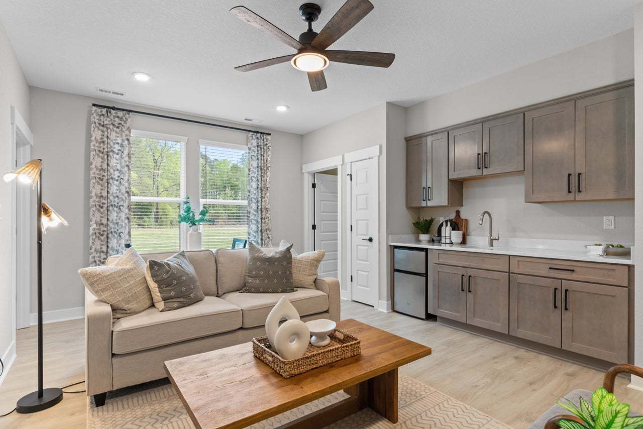 Multi-Gen Living Area & Kitchenette