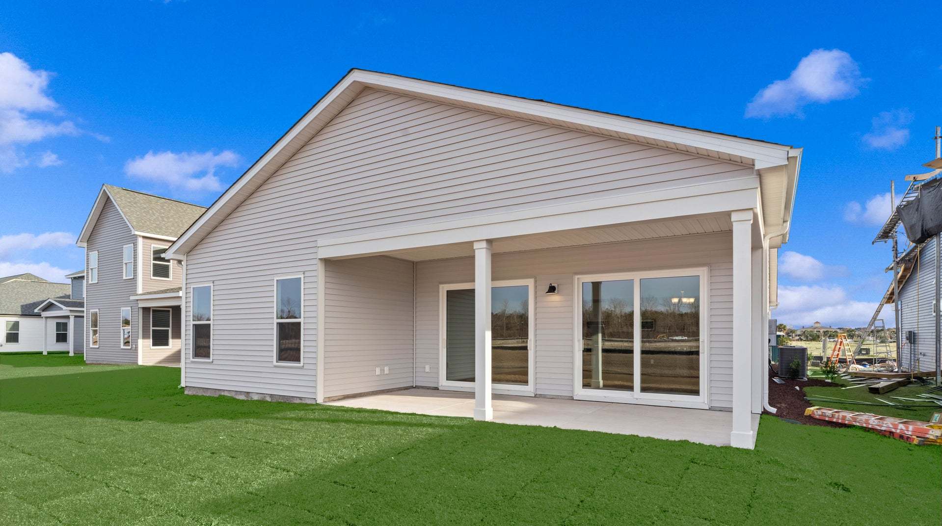 Actual Home - Rear Covered Porch