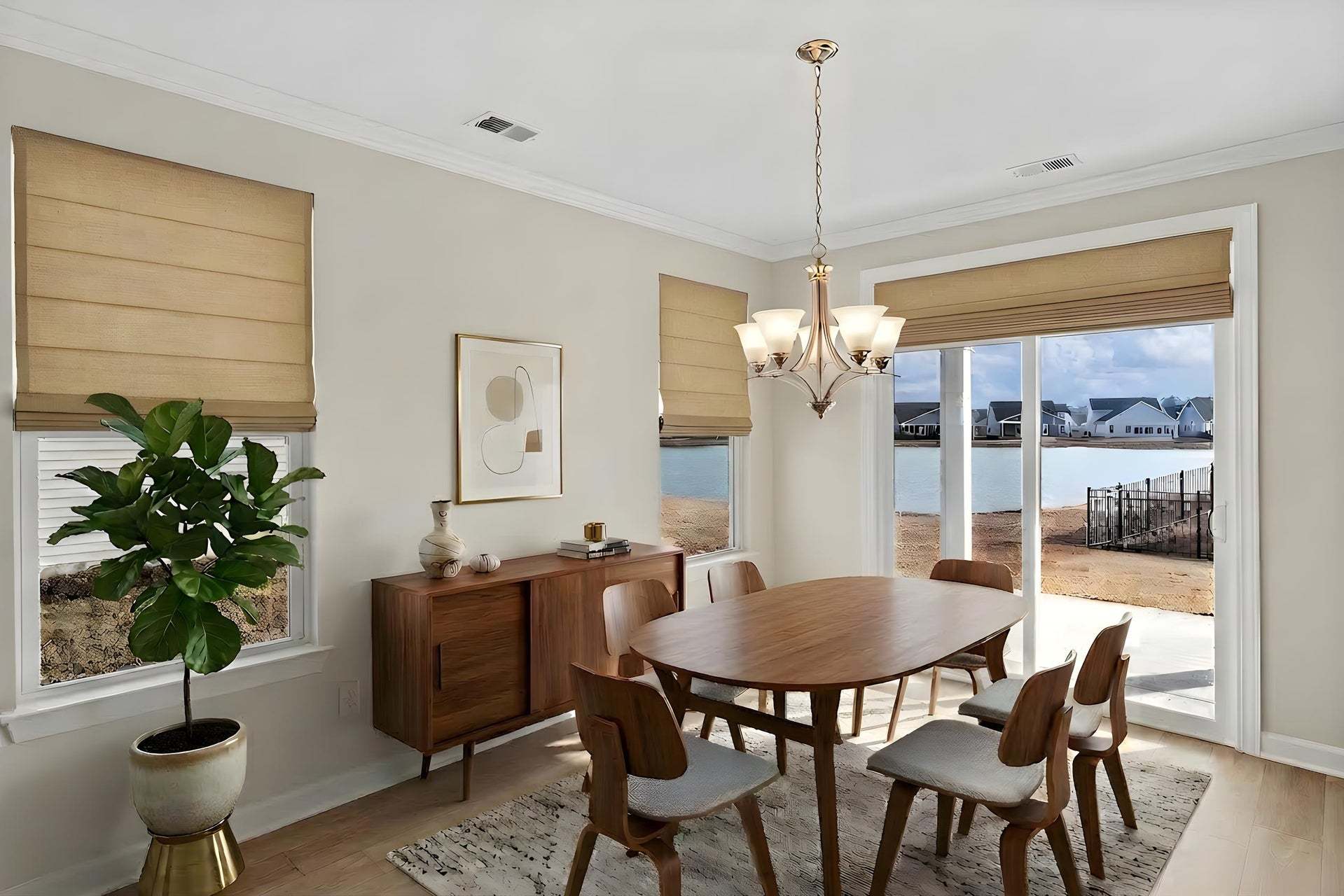 Actual Home - Virtually Staged Breakfast Nook
