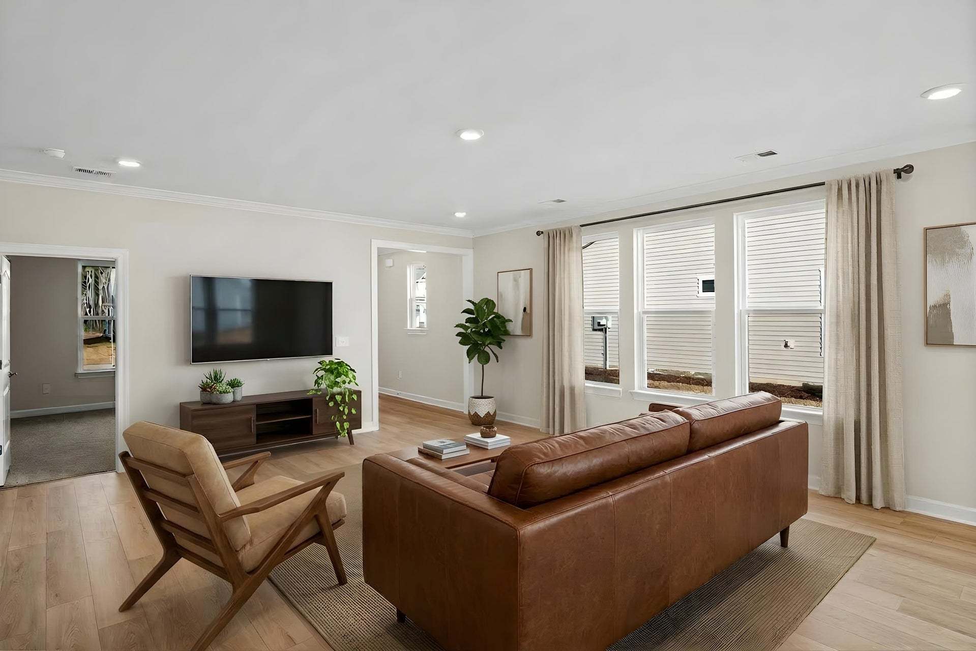 Actual Home - Virtually Staged Great Room
