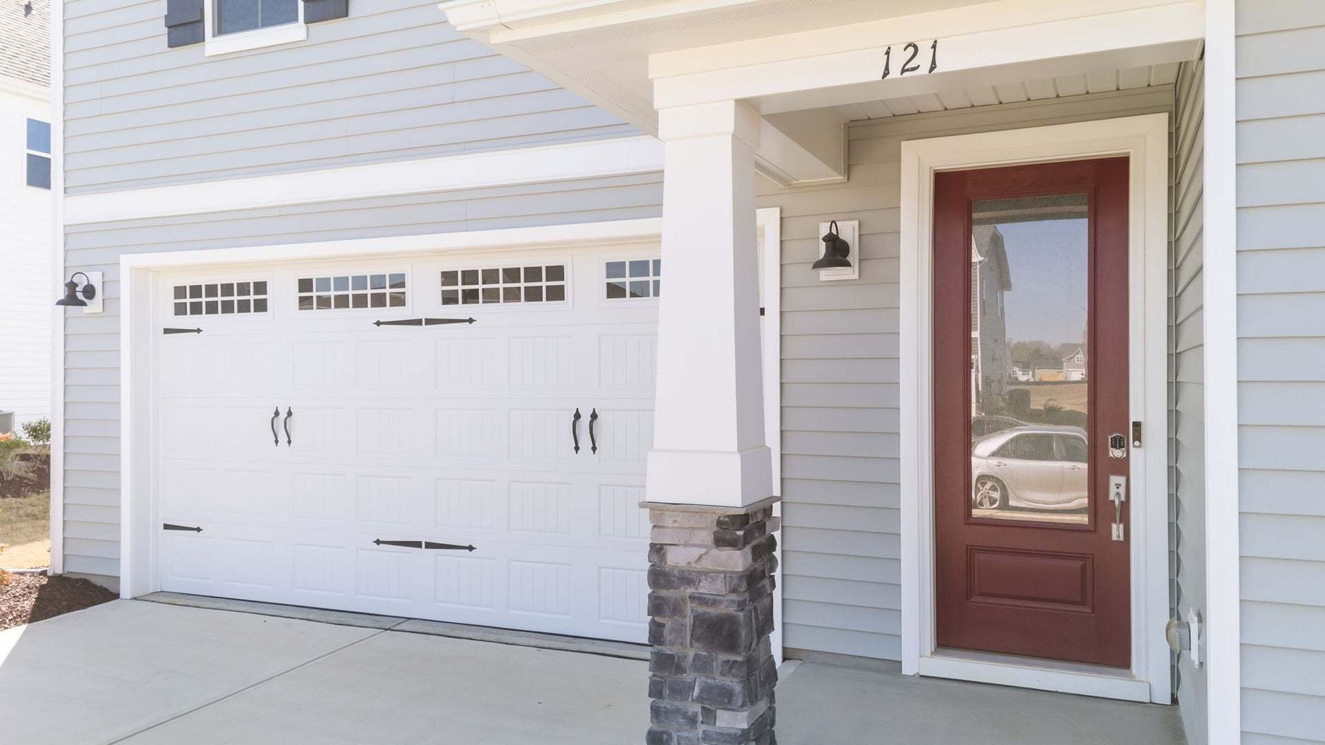 Actual Home - Covered Front Porch