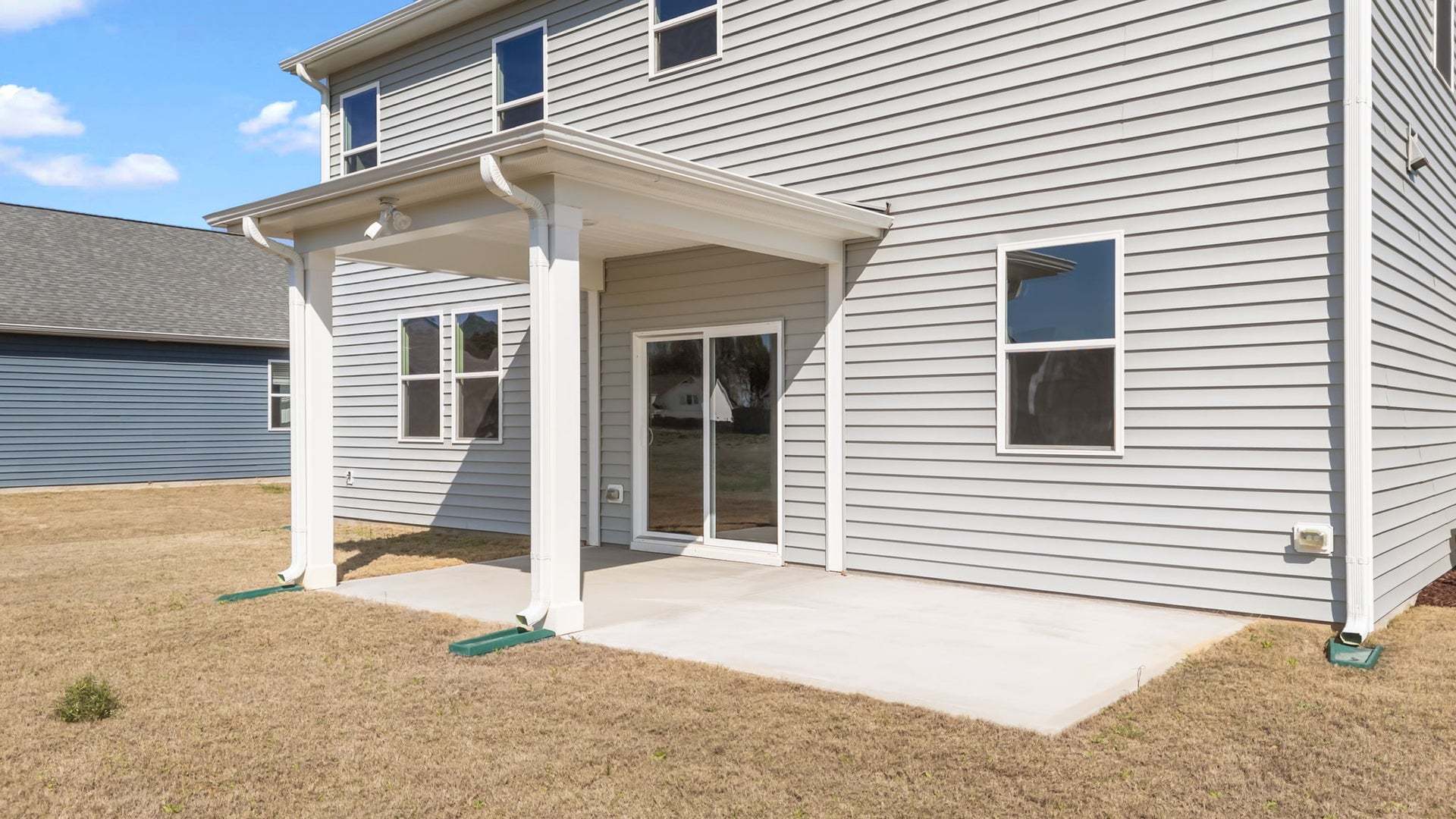 Actual Home - Rear Covered Porch