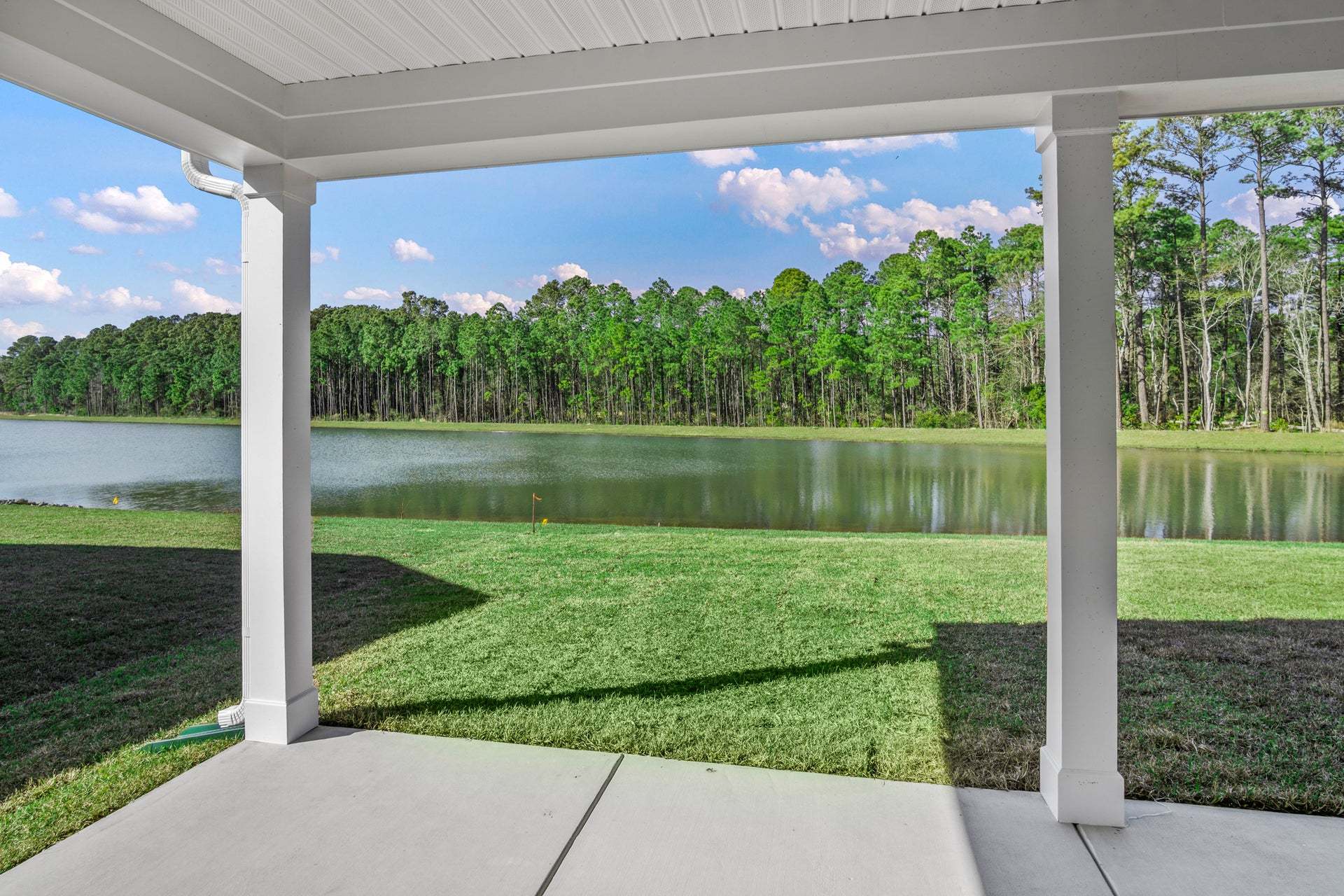 Actual Home - Rear Covered Porch