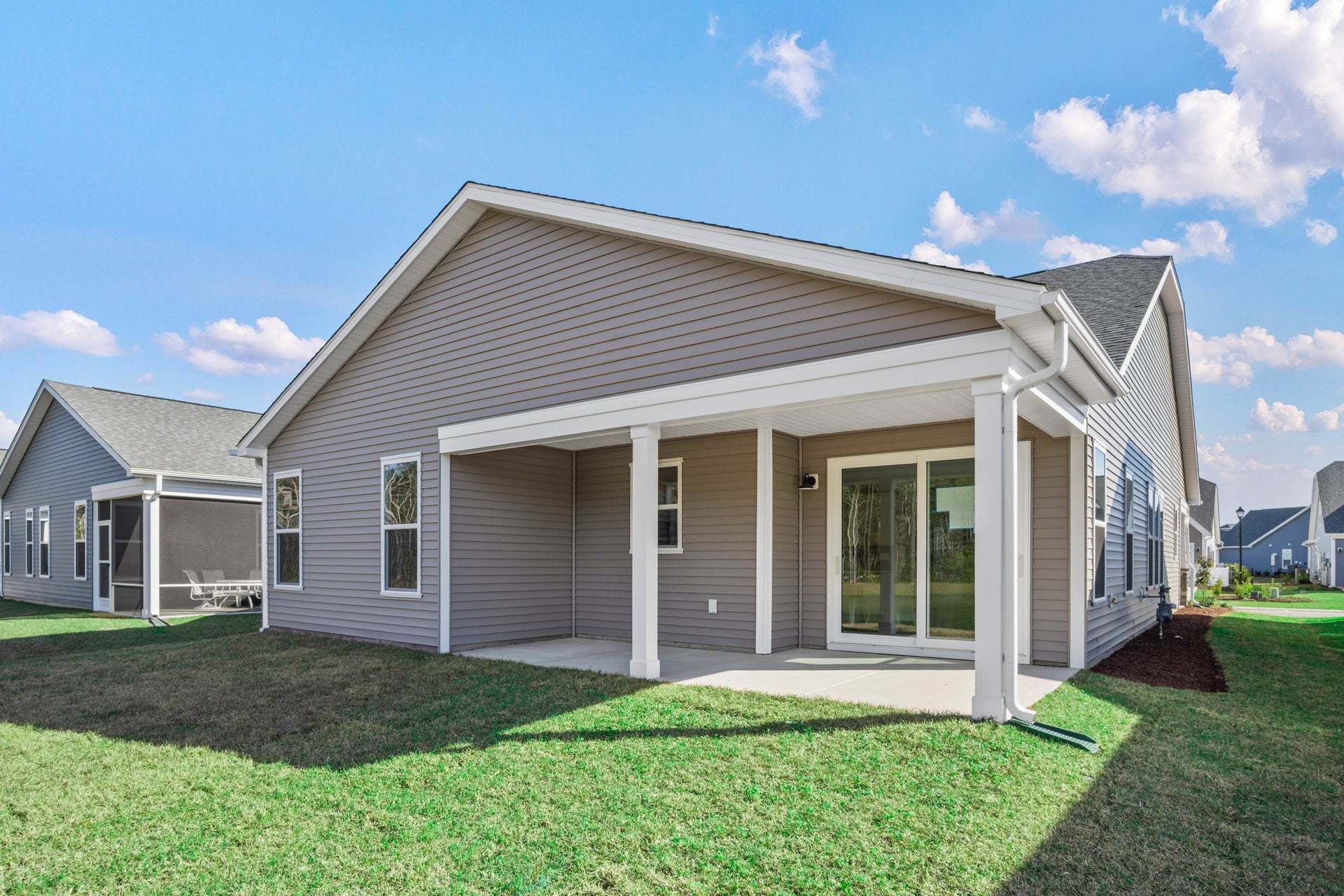 Actual Home - Rear Covered Porch