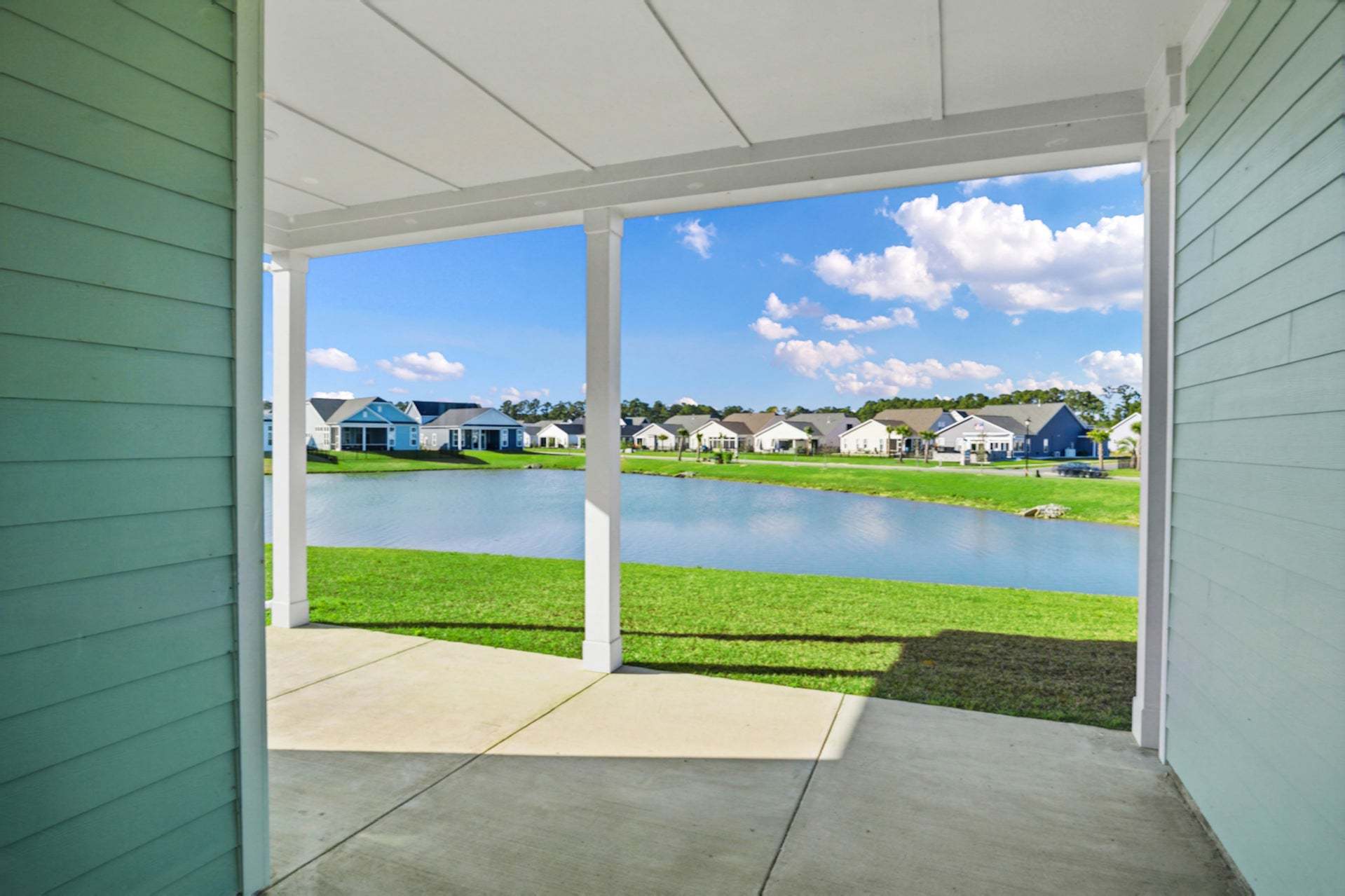 Actual Home - Rear Covered Porch