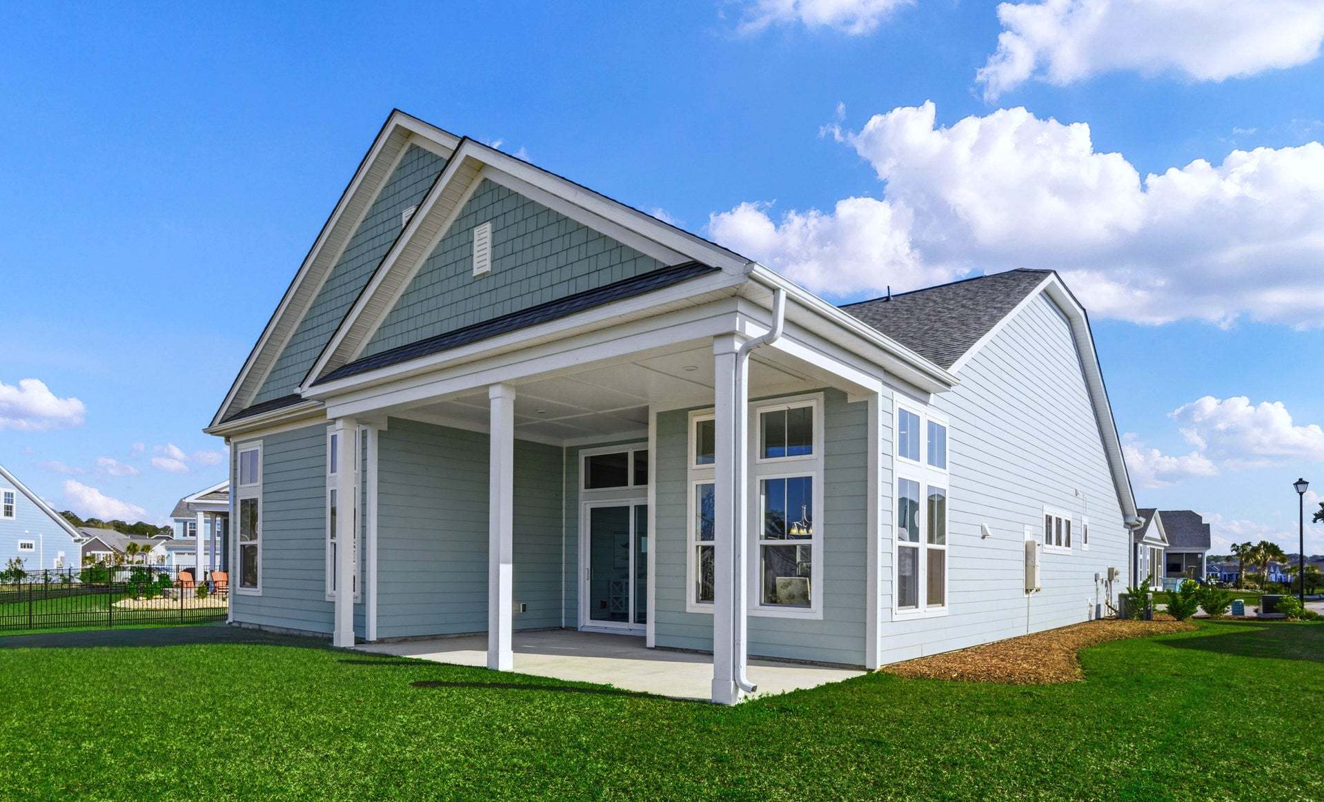 Actual Home - Rear Covered Porch