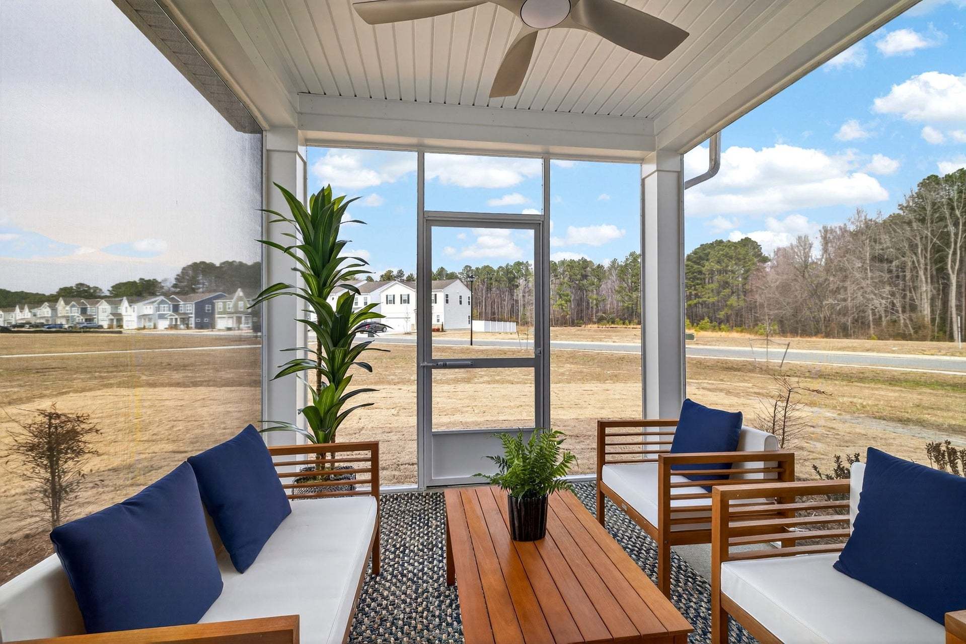 The Poppy Rear Covered Porch