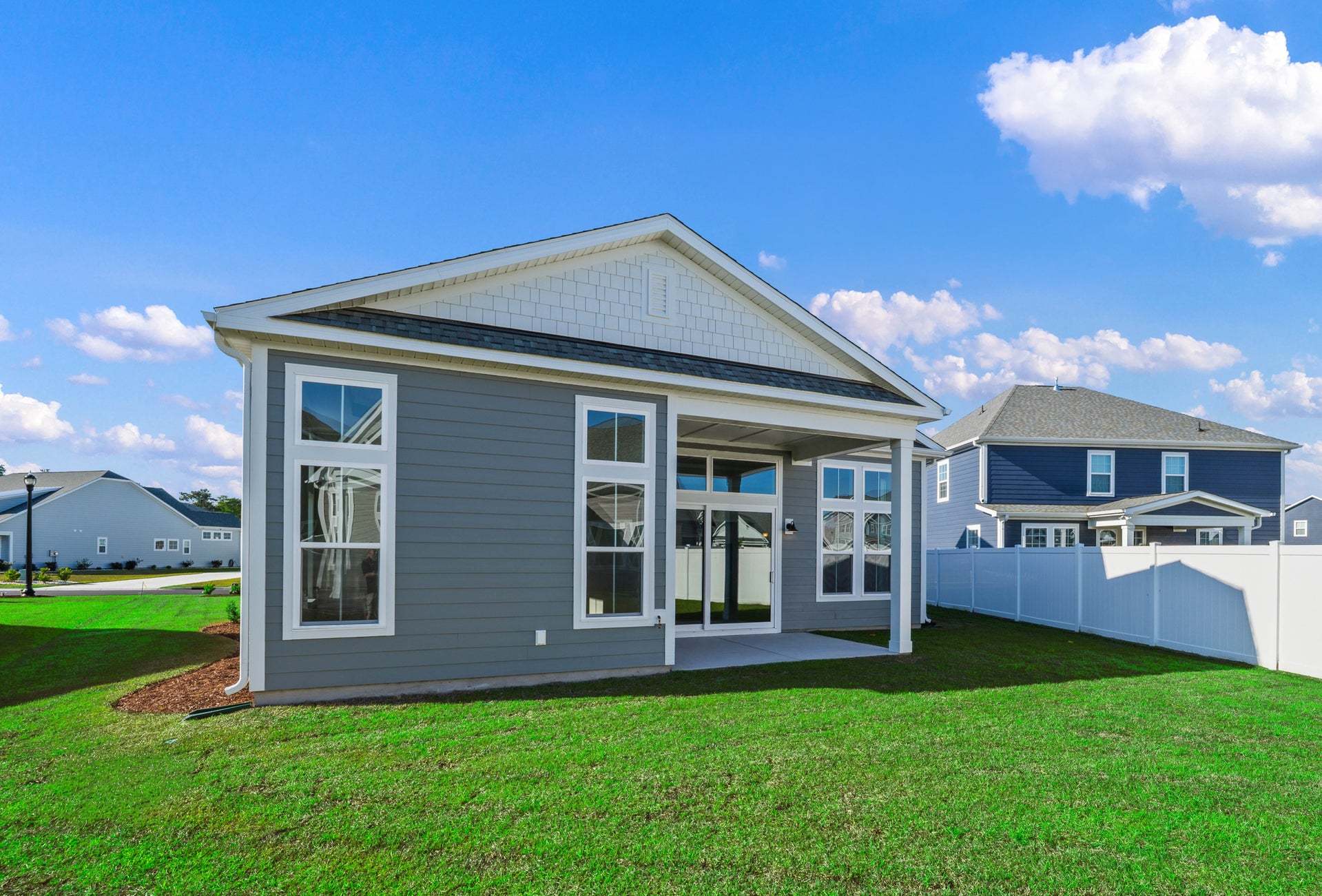 Actual Home - Rear Covered Porch