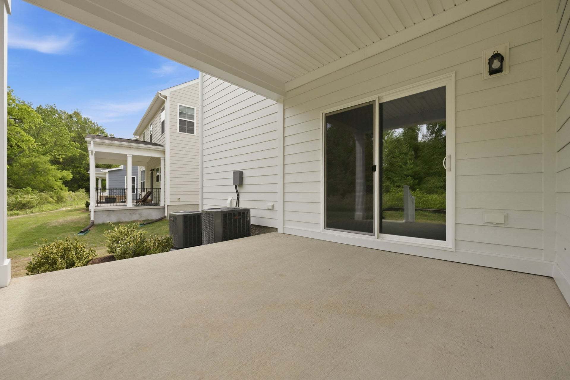 Actual Home - Rear Covered Porch