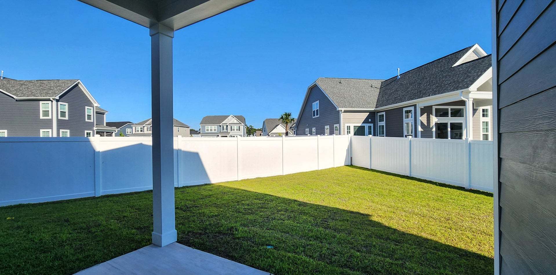 Actual Home - Rear Covered Porch