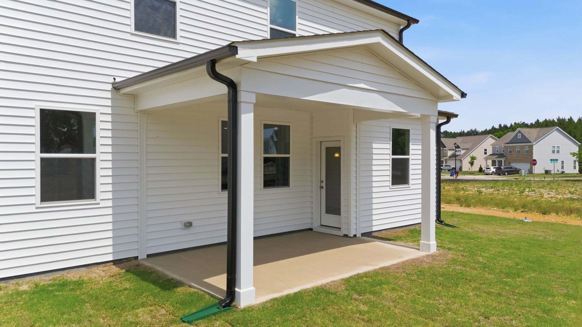 Actual Home - Rear Covered Porch