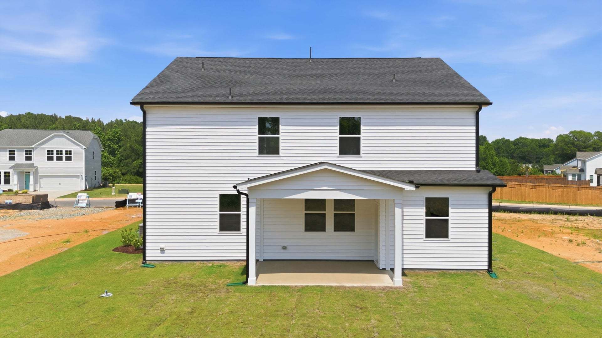 Actual Home - Rear Exterior