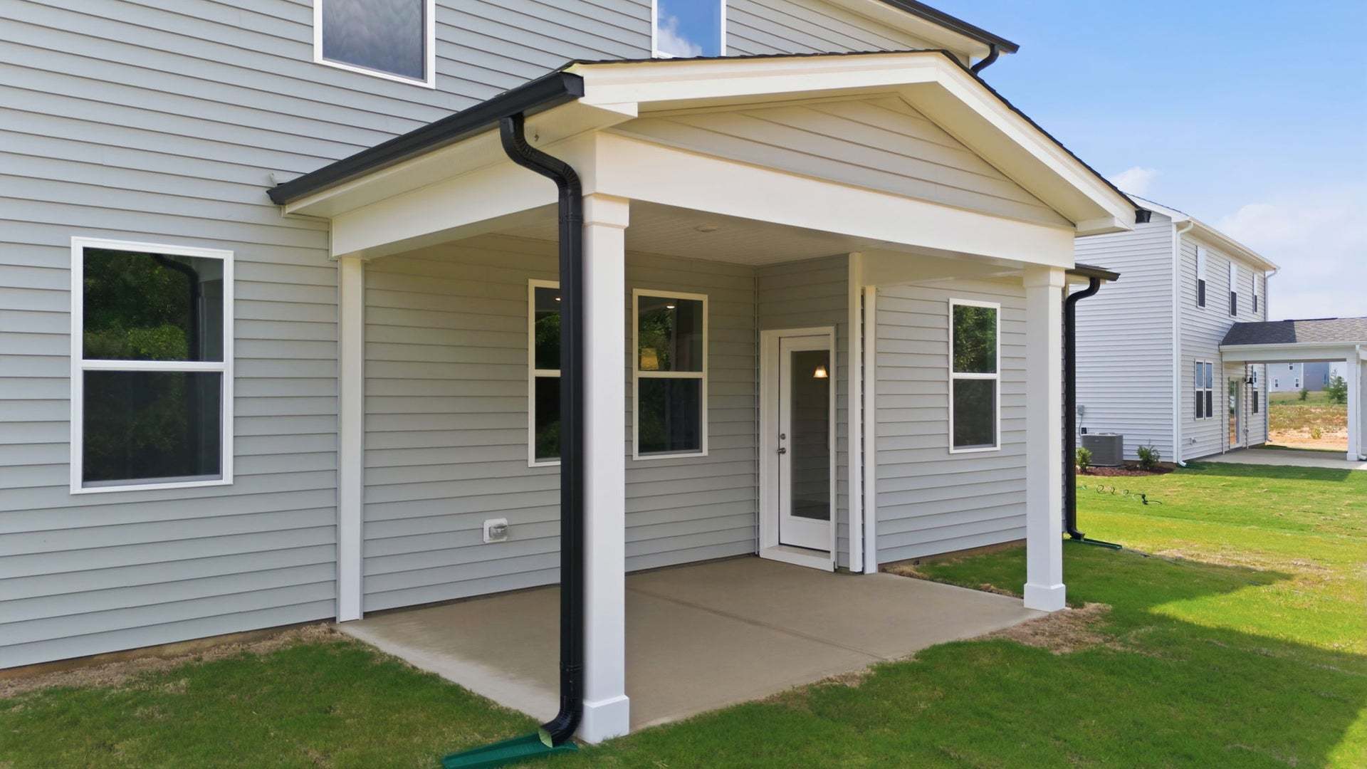 Actual Home - Rear Covered Porch