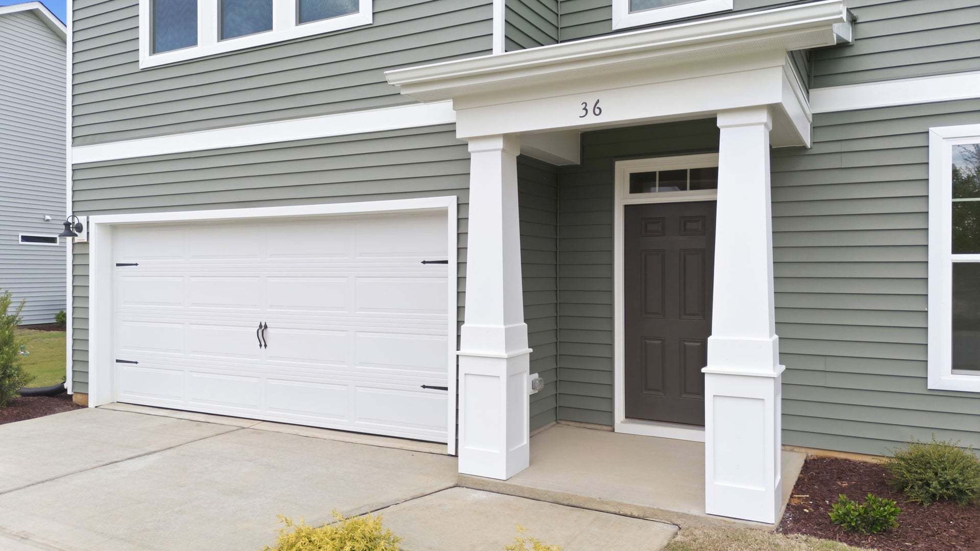 Actual Home - Covered Front Porch