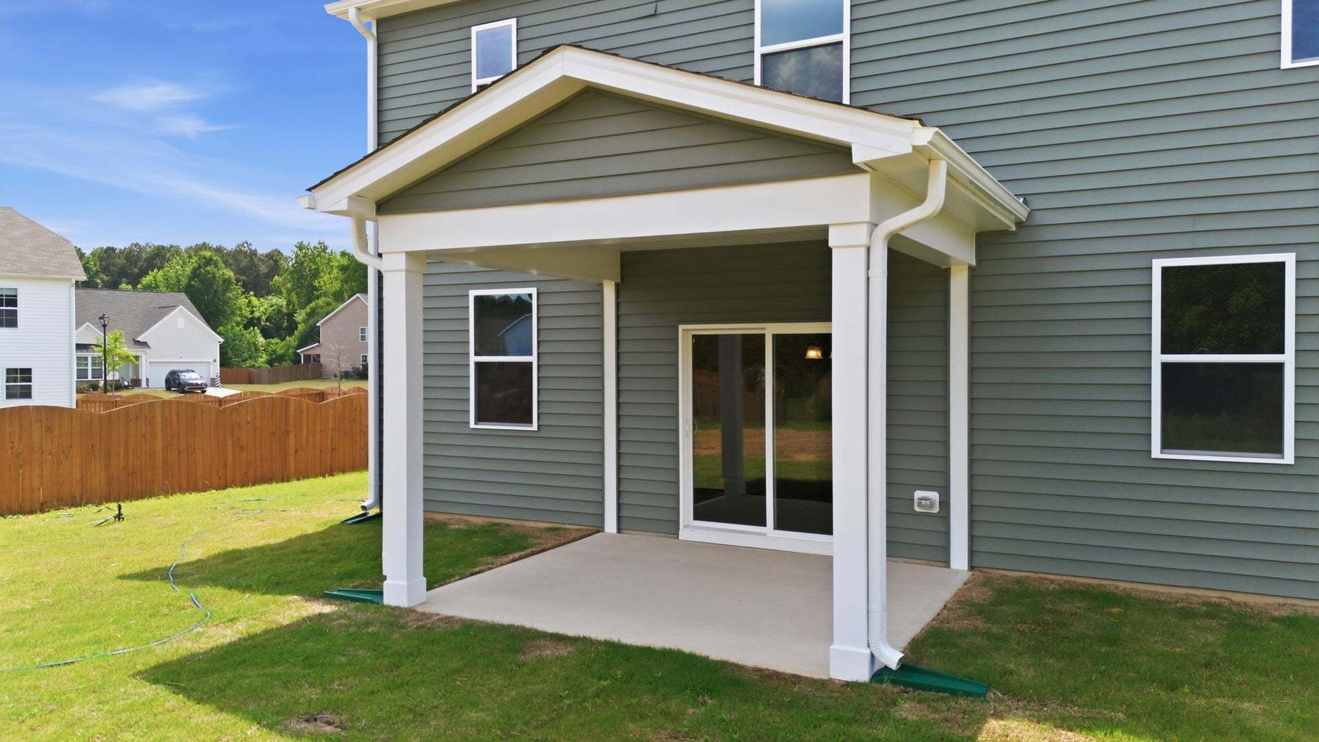 Actual Home - Rear Covered Porch