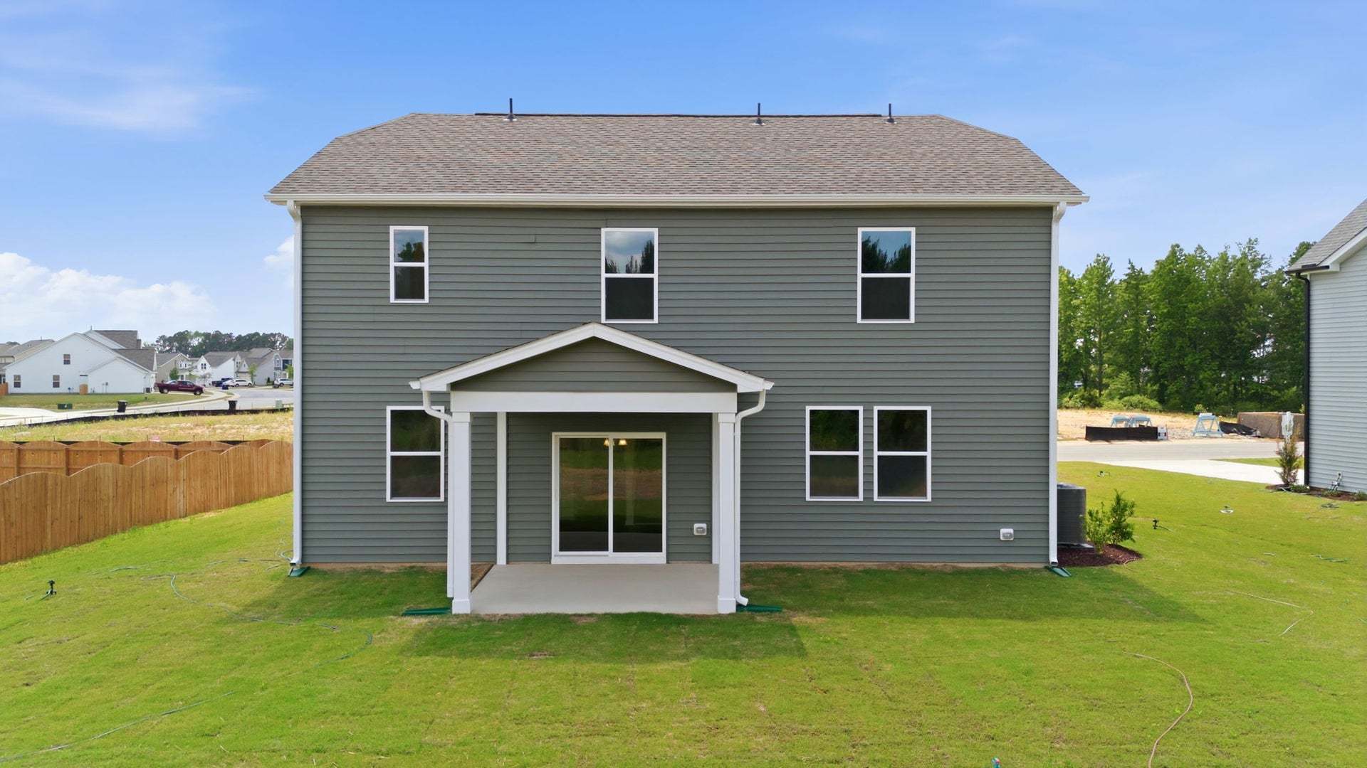 Actual Home - Rear Exterior