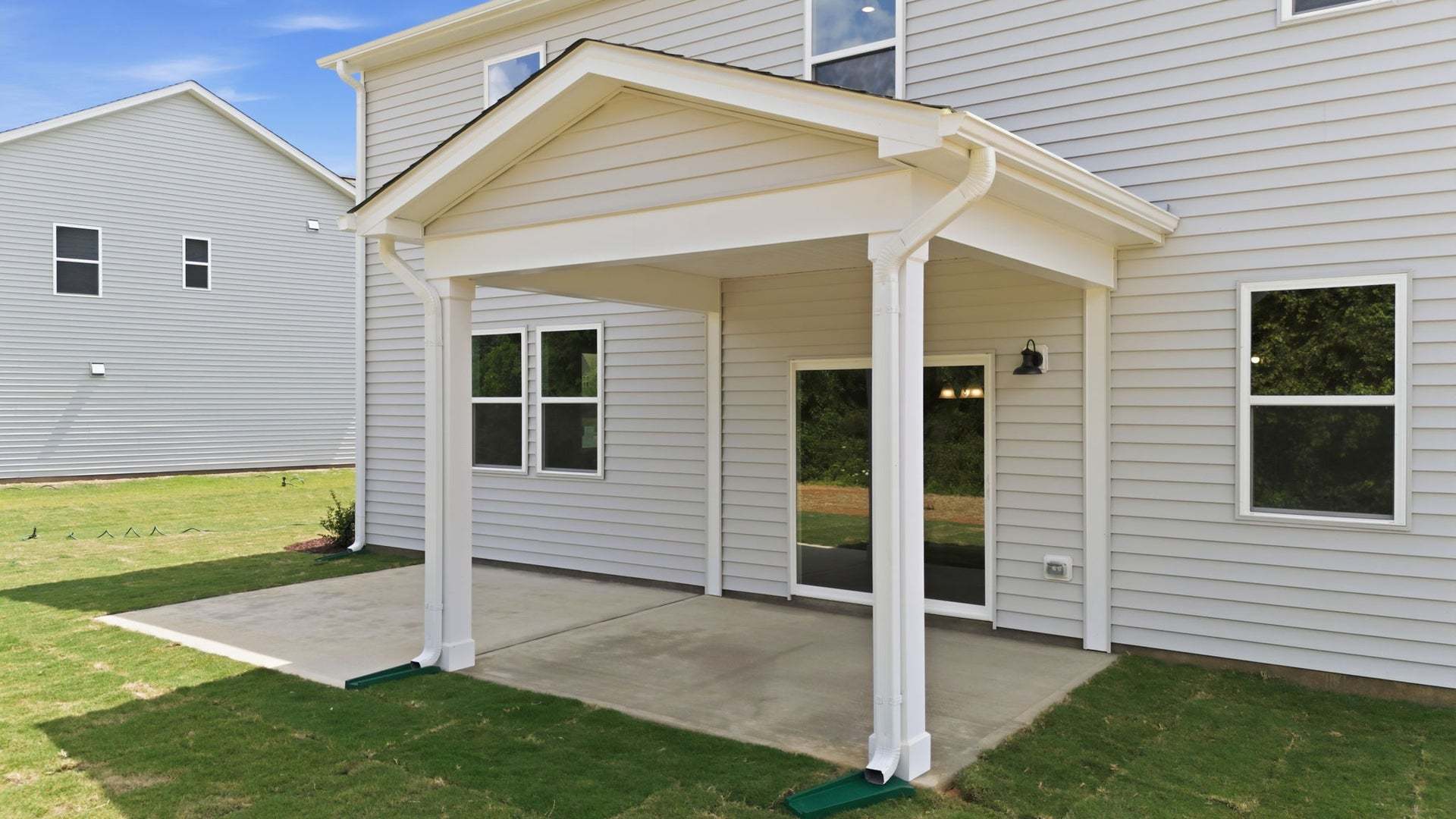 Actual Home - Rear Covered Porch