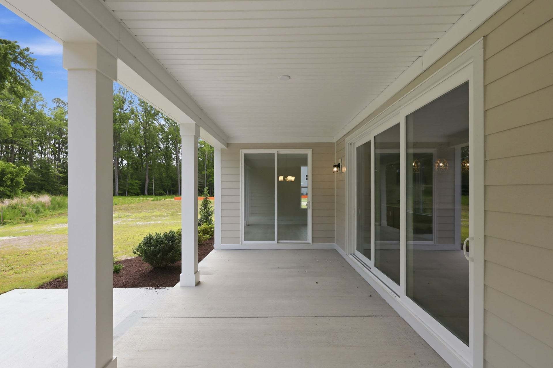 Actual Home - Rear Covered Porch