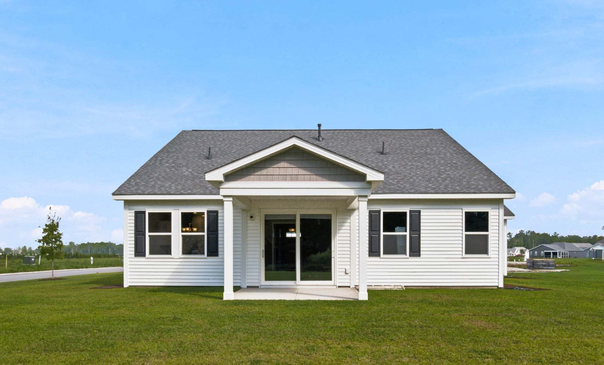 Actual Home - Rear Covered Porch