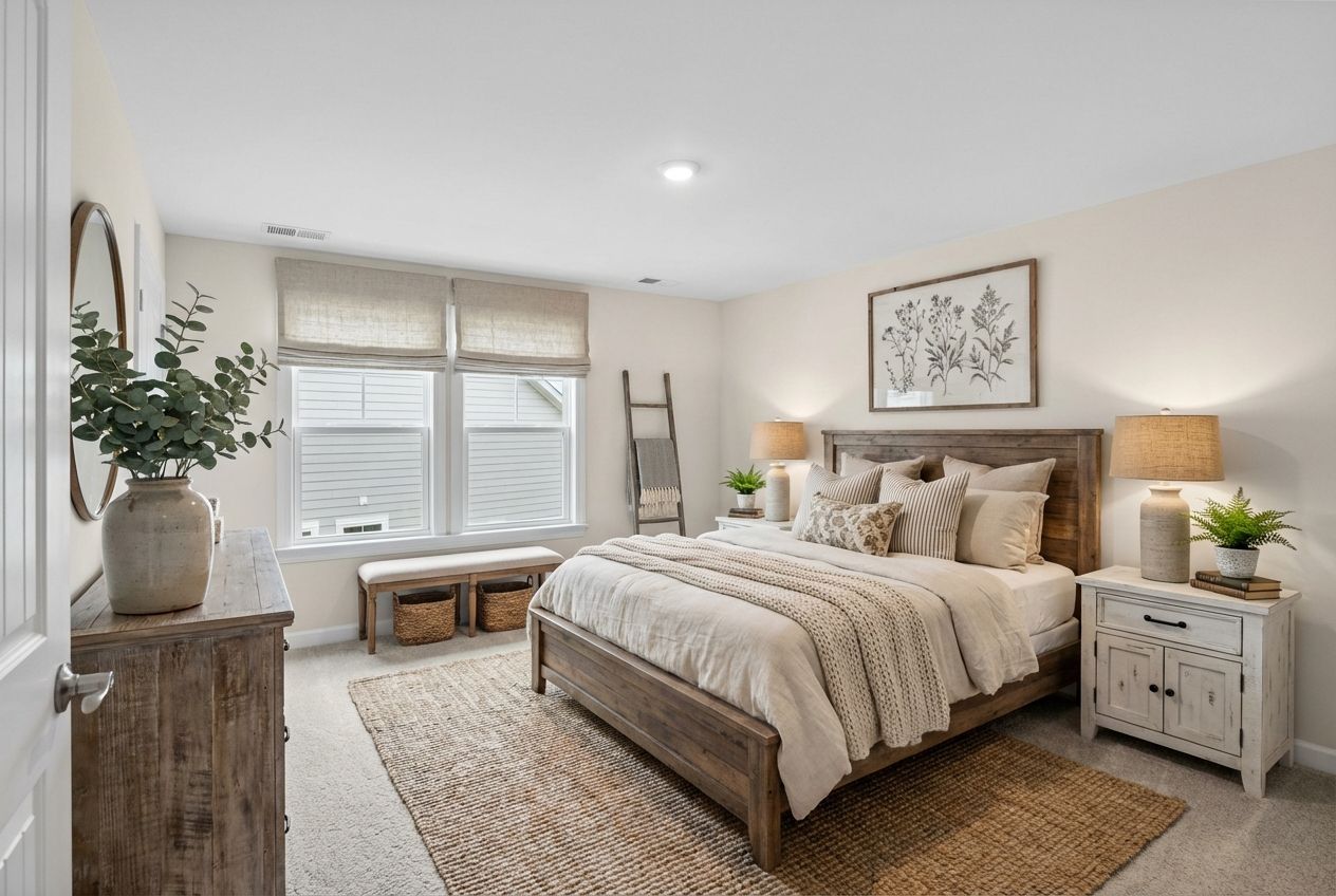 Similar Home Virtually Staged - Bedroom
