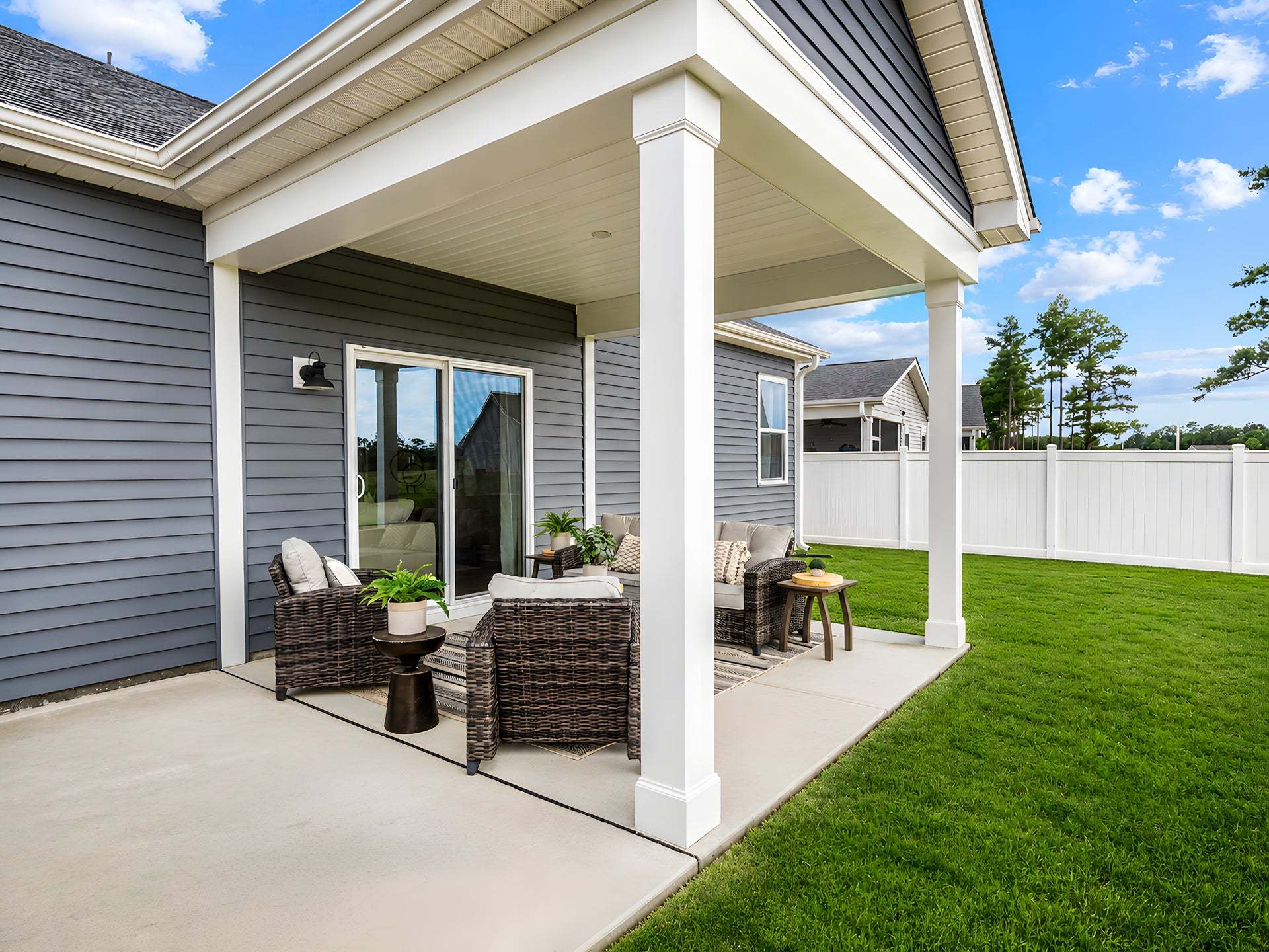 Rear Covered Porch