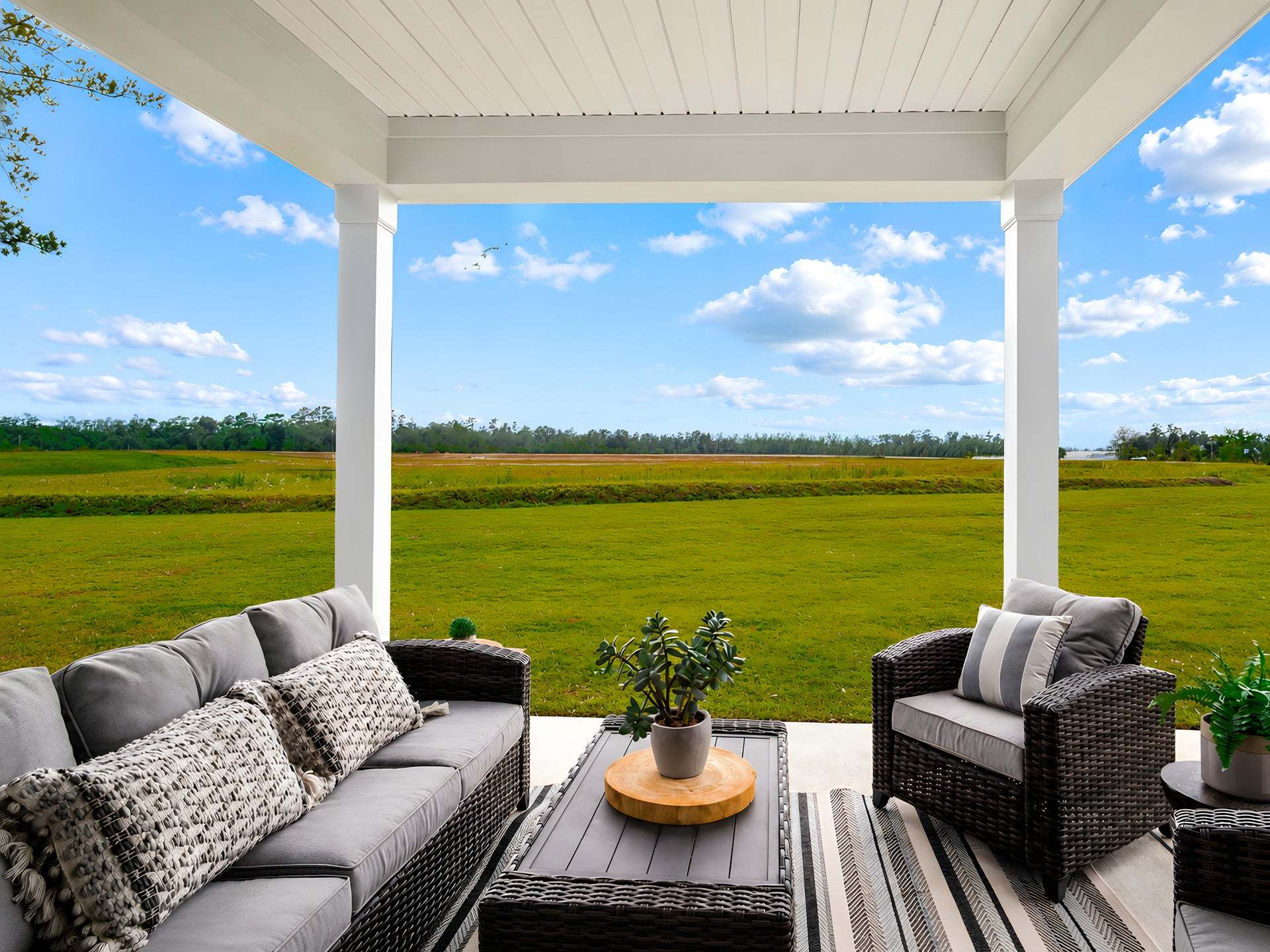 Rear Covered Porch